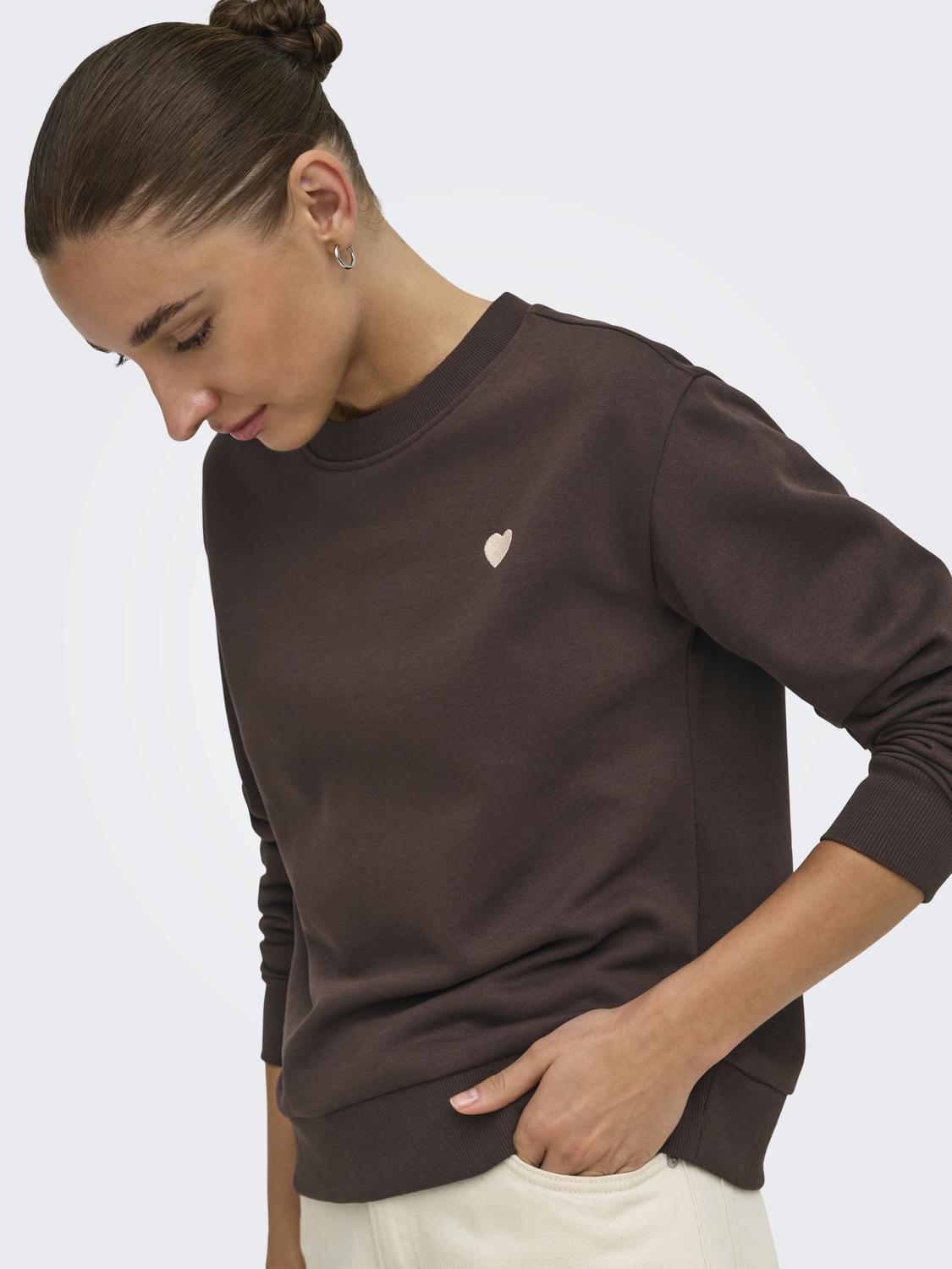 JDY - Paris - Sweatshirt - Brun
