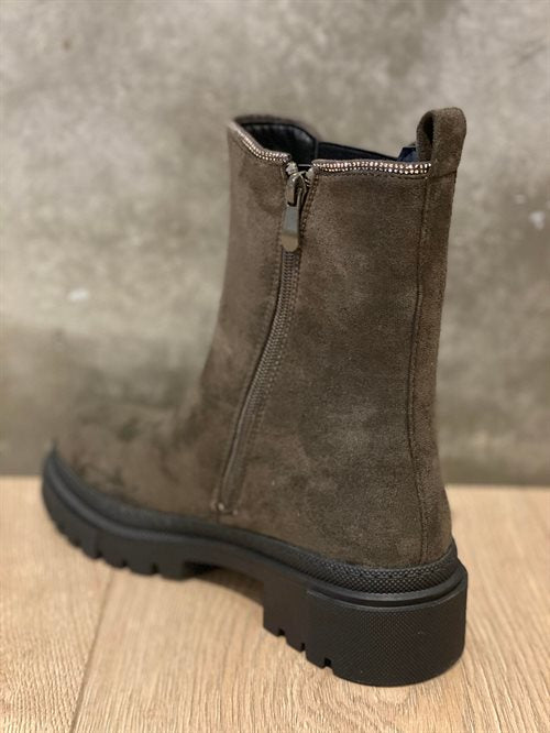 By Lagoni - chunky boots - khaki