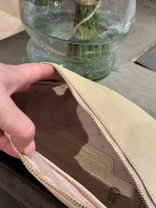 Rosemunde - Bæltetaske - Beige m. guld