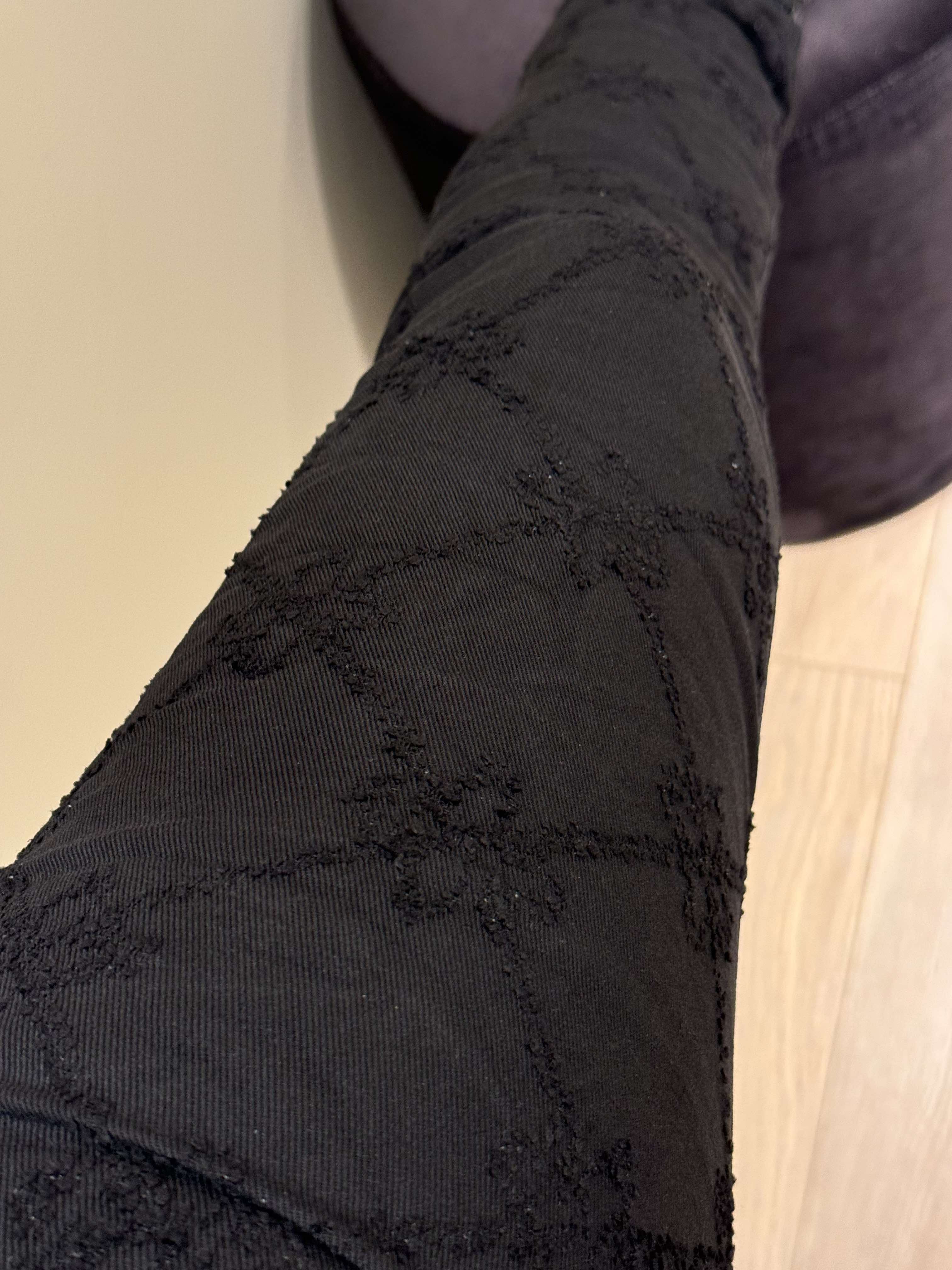 Jewelly - Bukser - m. mønster - Sort