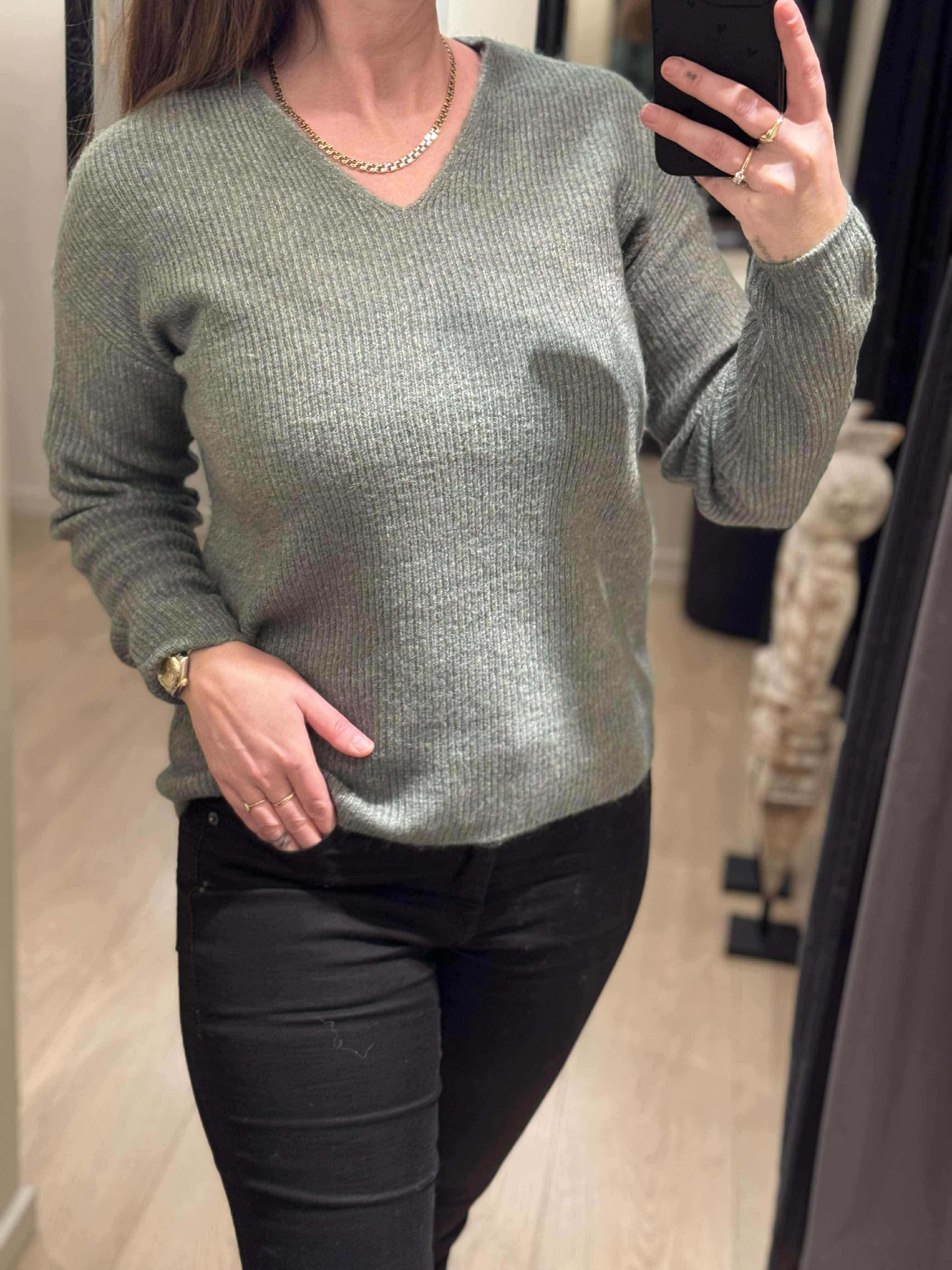 ONLY - Camilla - Strik Grøn