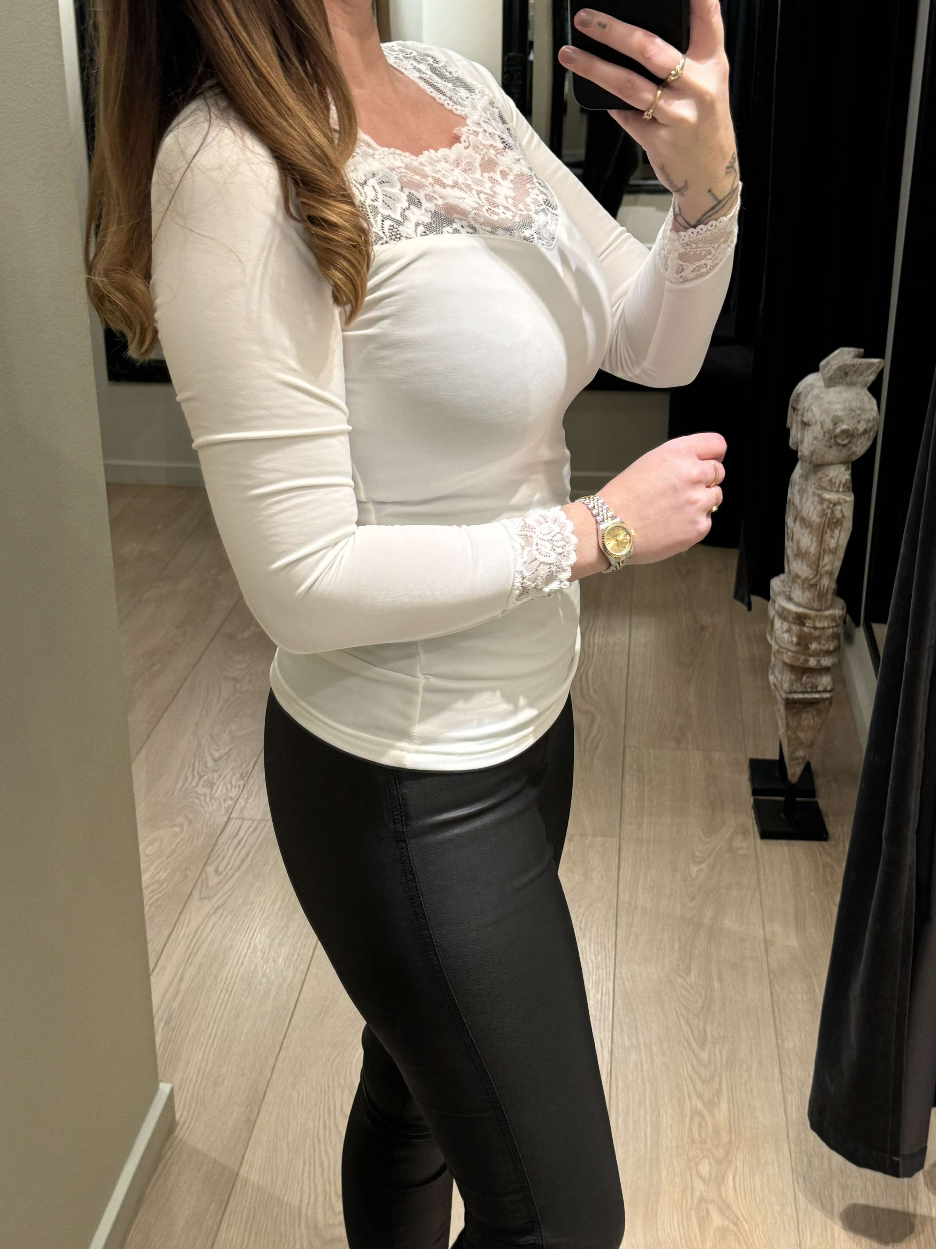 Ysabel Mora - Termo bluse - Hvid Blonde