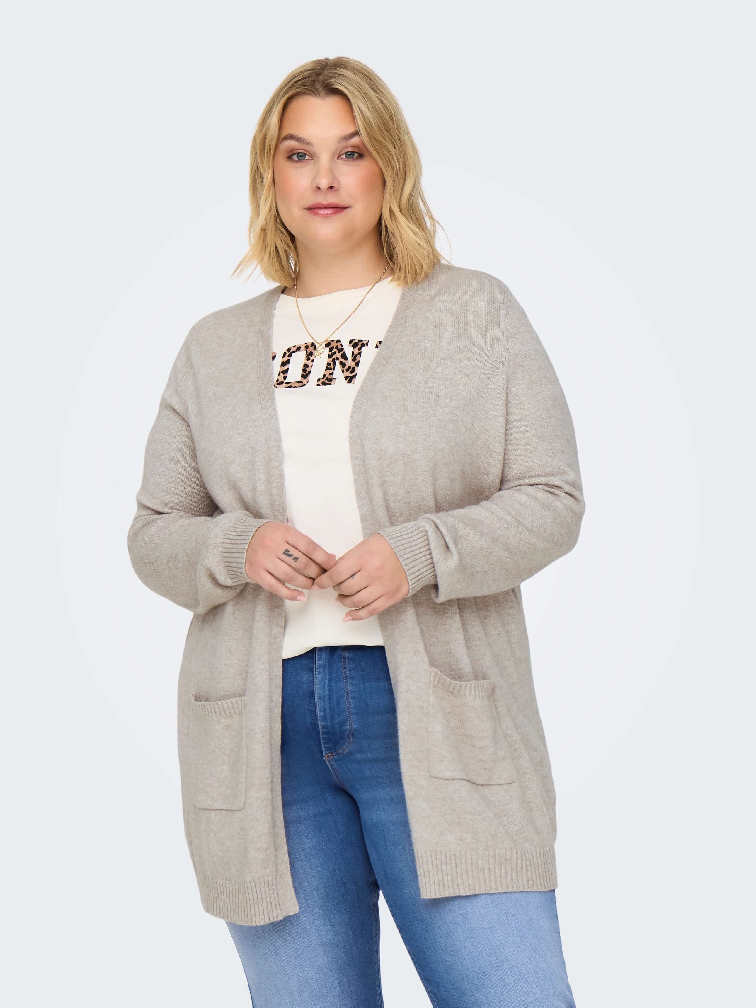 Only Carmakoma - Esly - Cardigan Beige