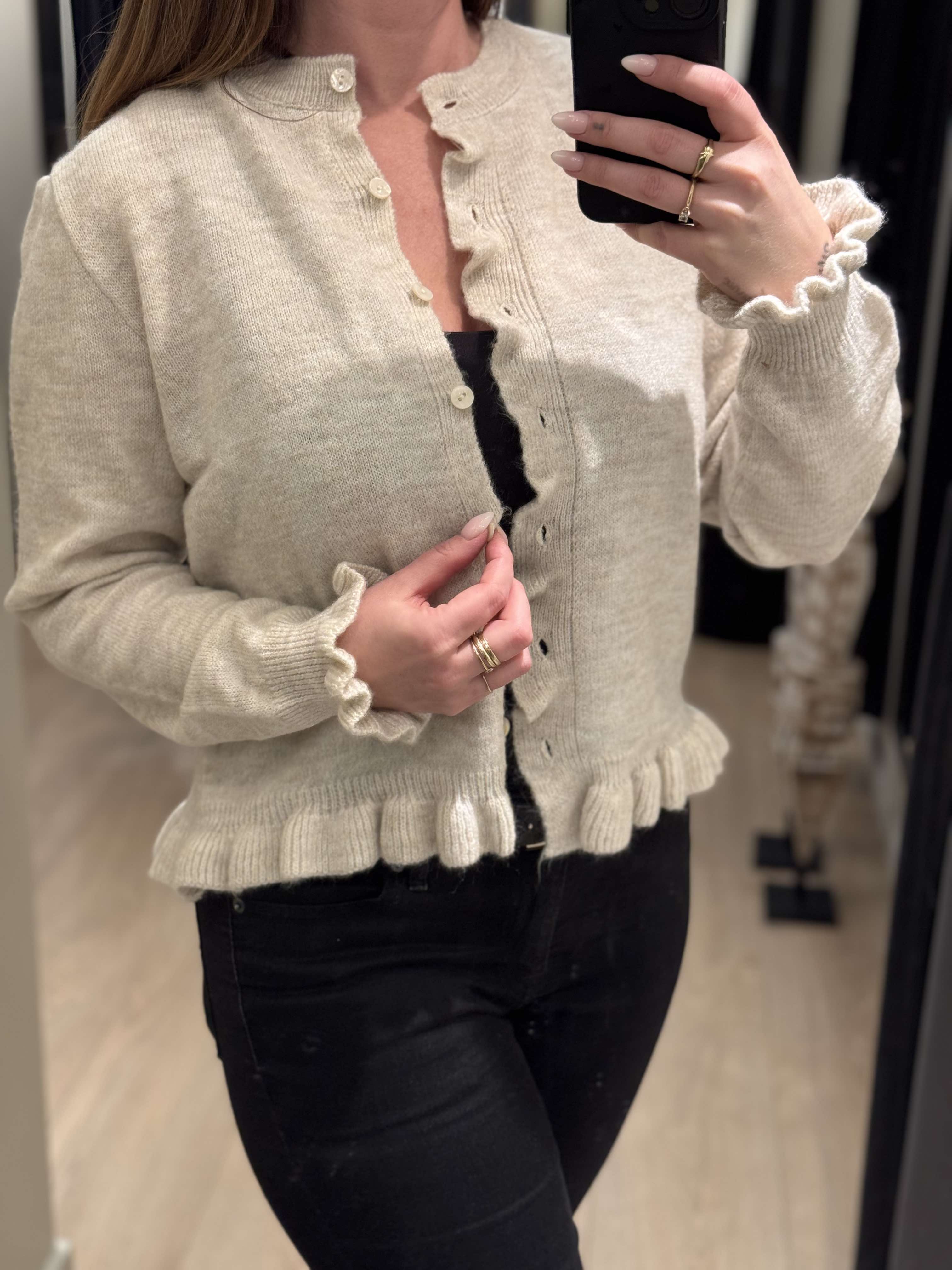 JDY - Letty - Cardigan Lys Beige