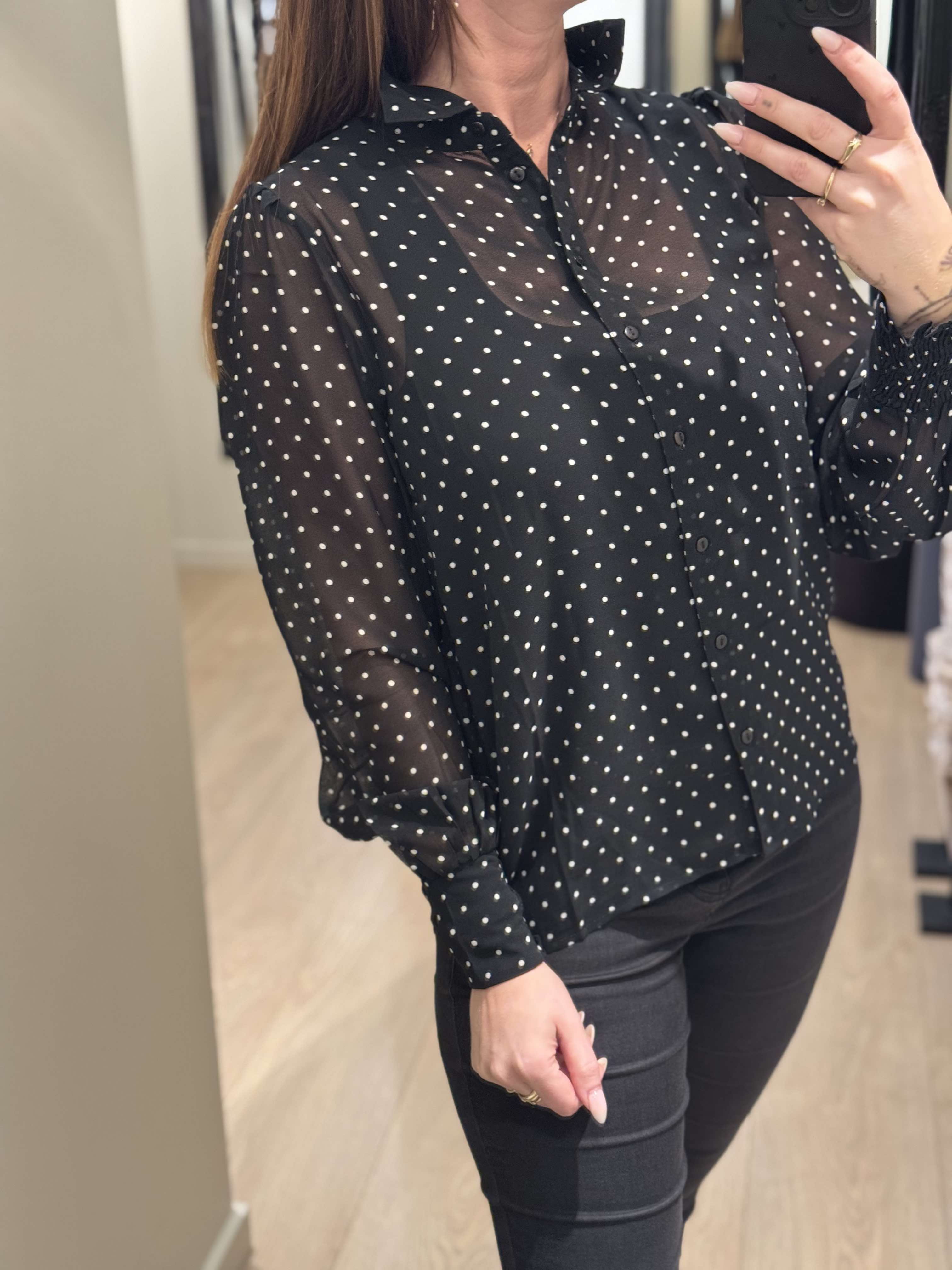 ONLY - Isabella - Skjorte Sort