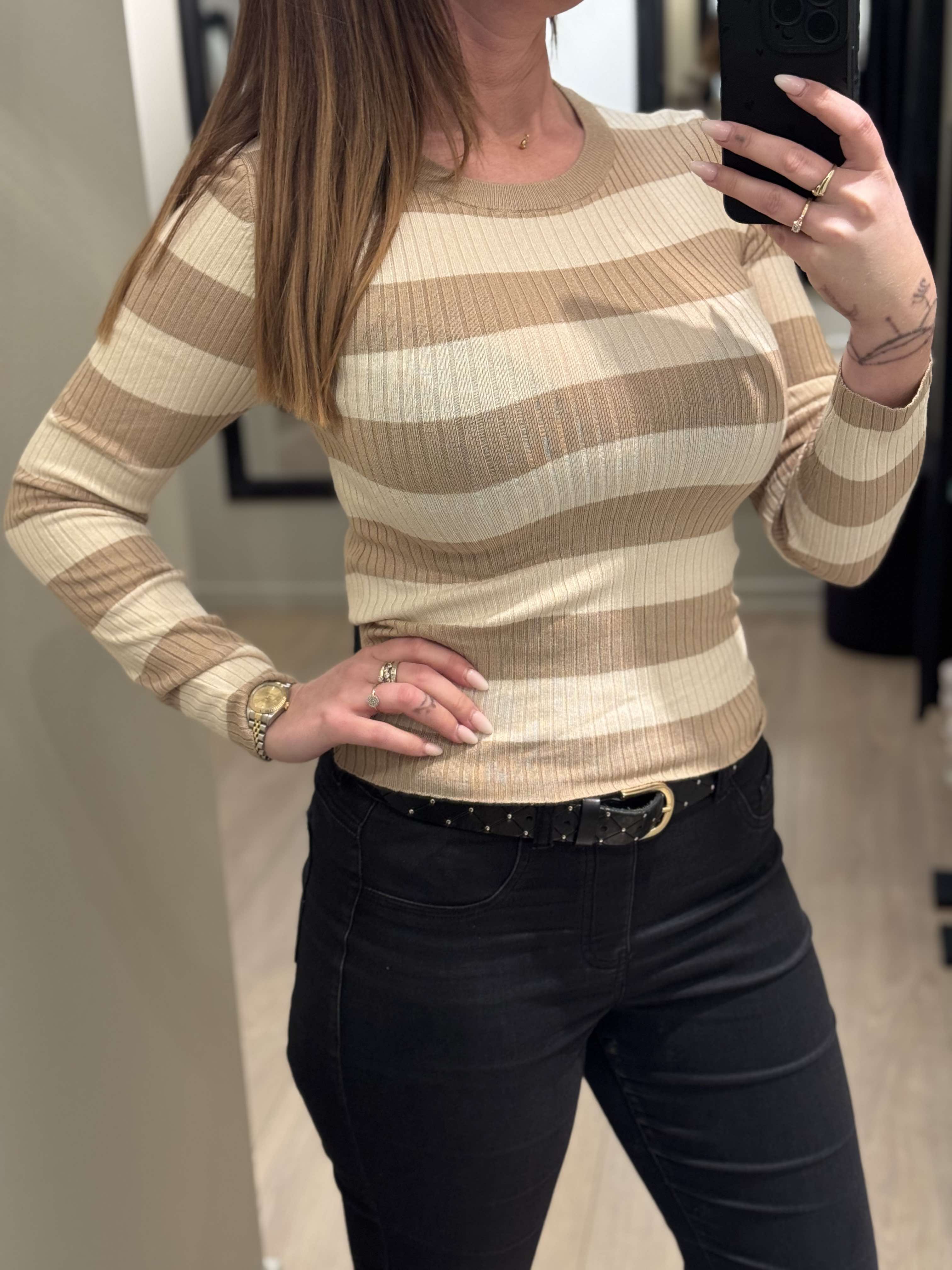 JDY - Plum - Bluse Beige