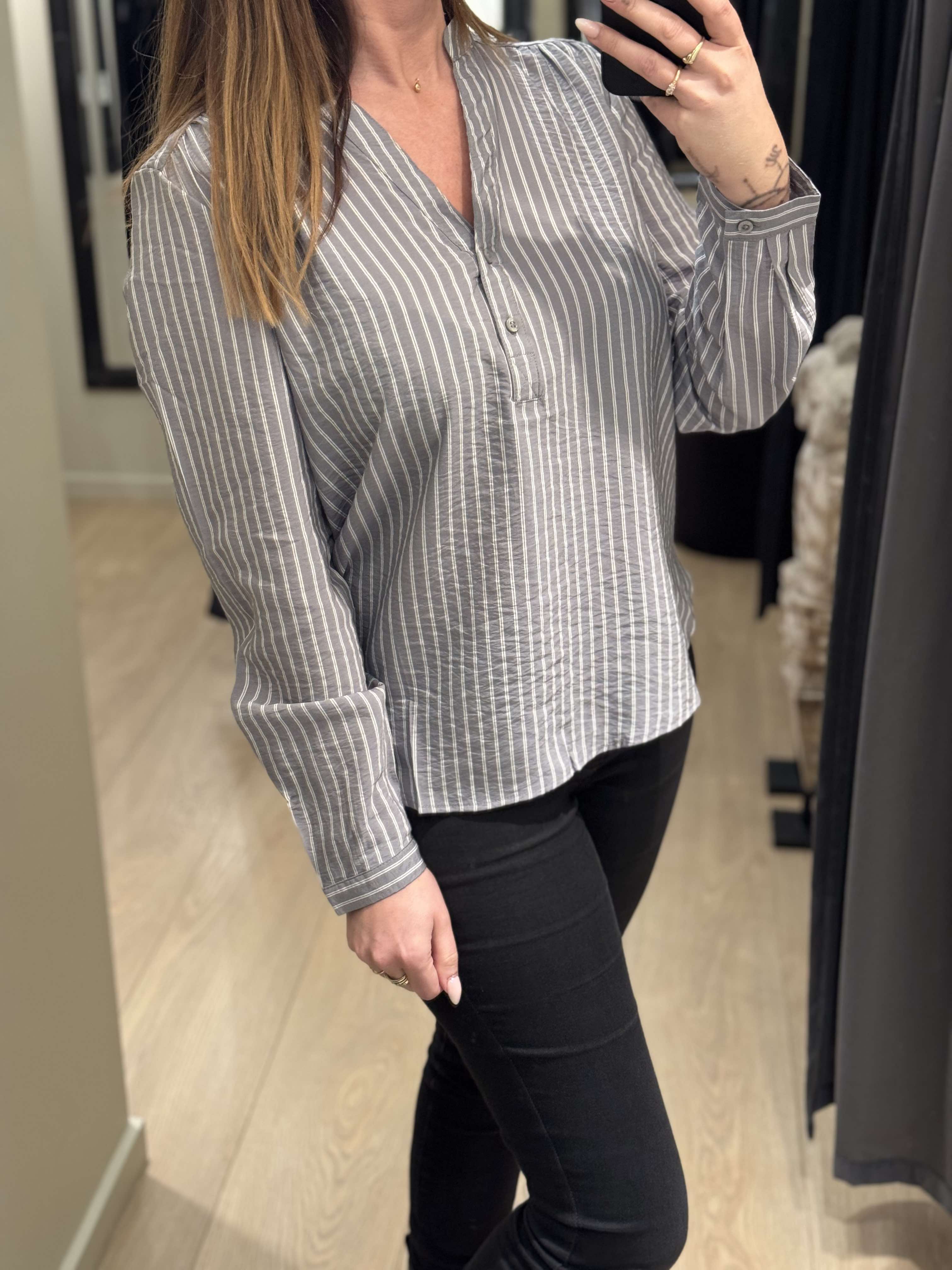 JDY - Barbara - Bluse Grå