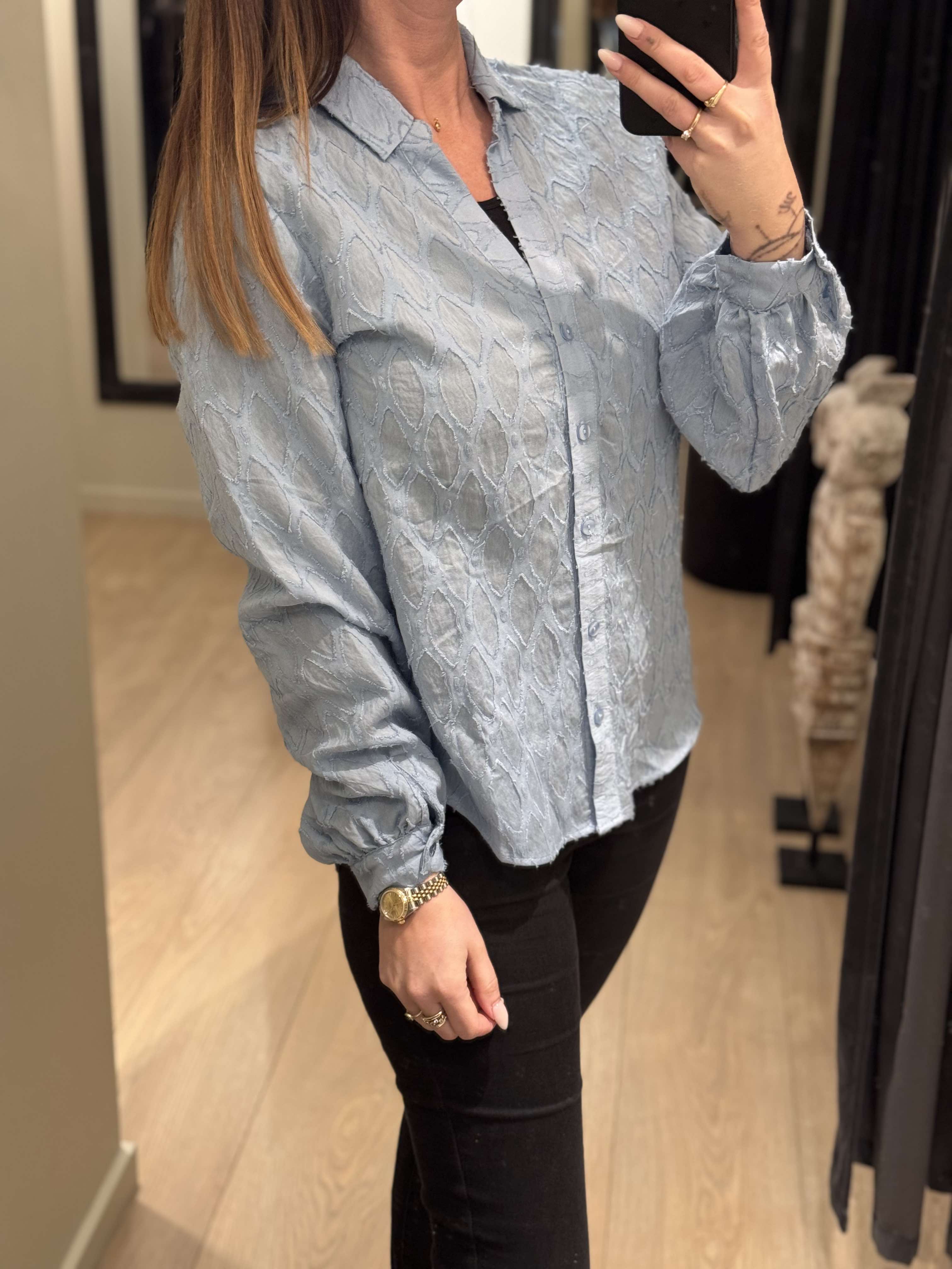 ONLY - Noa - Skjorte Lyseblå