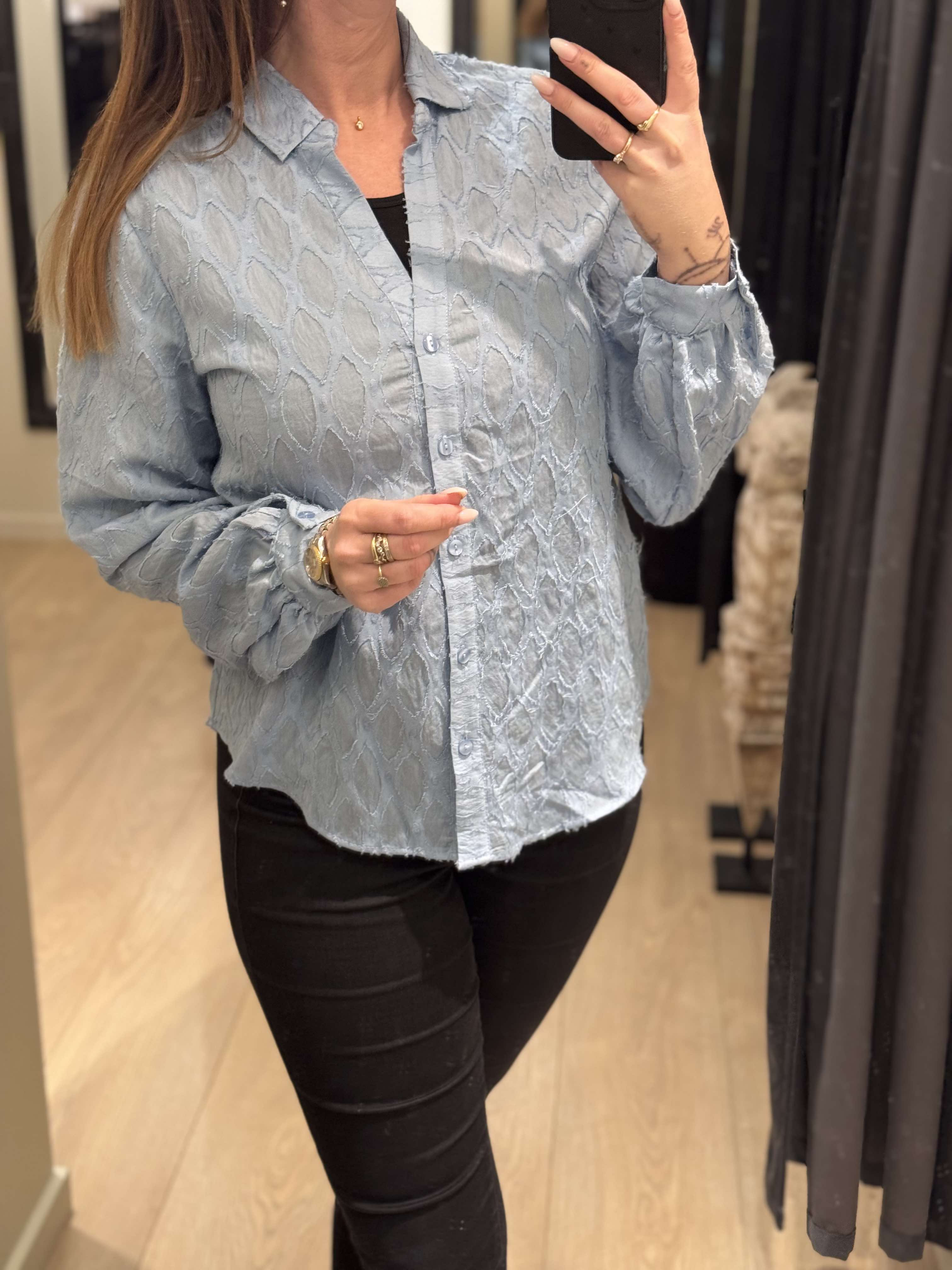 ONLY - Noa - Skjorte Lyseblå