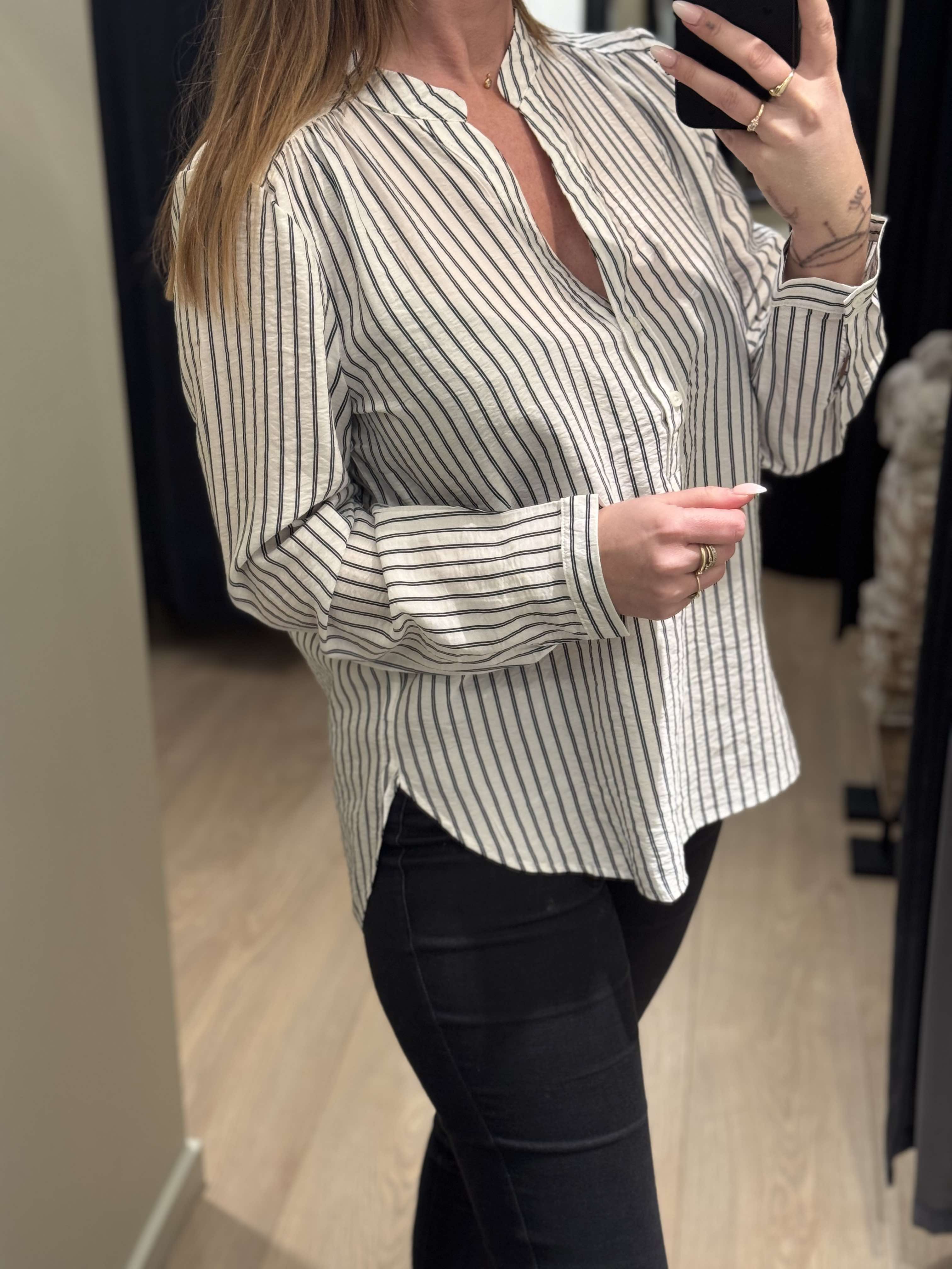 JDY - Barbara - Bluse Hvid/Sort