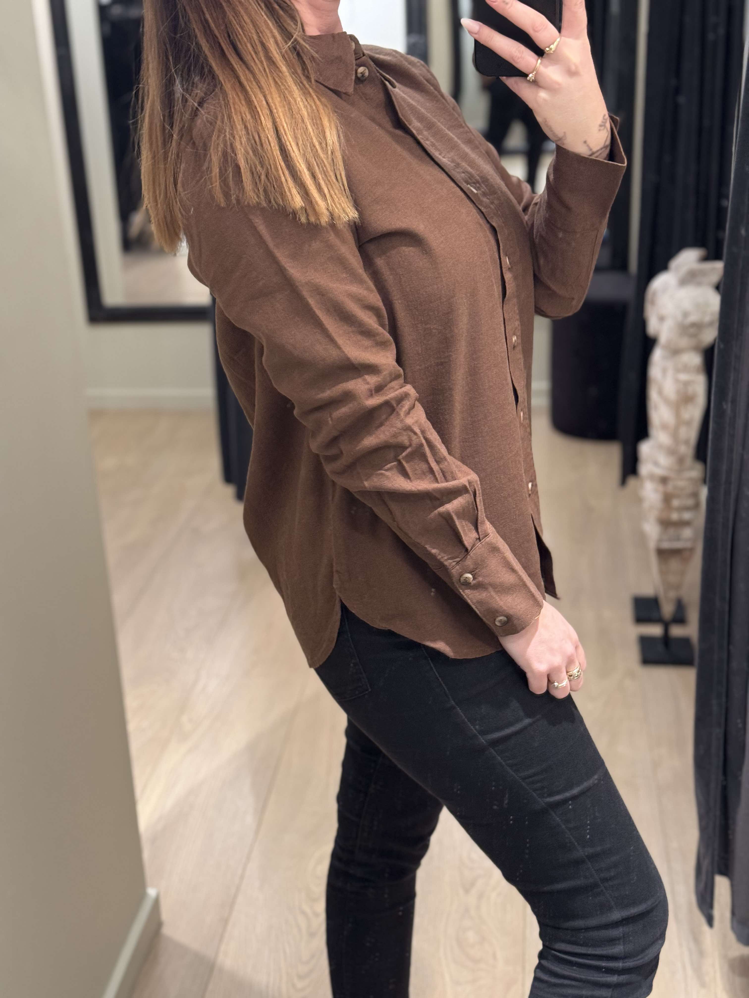 JDY - Say -Skjorte Brun