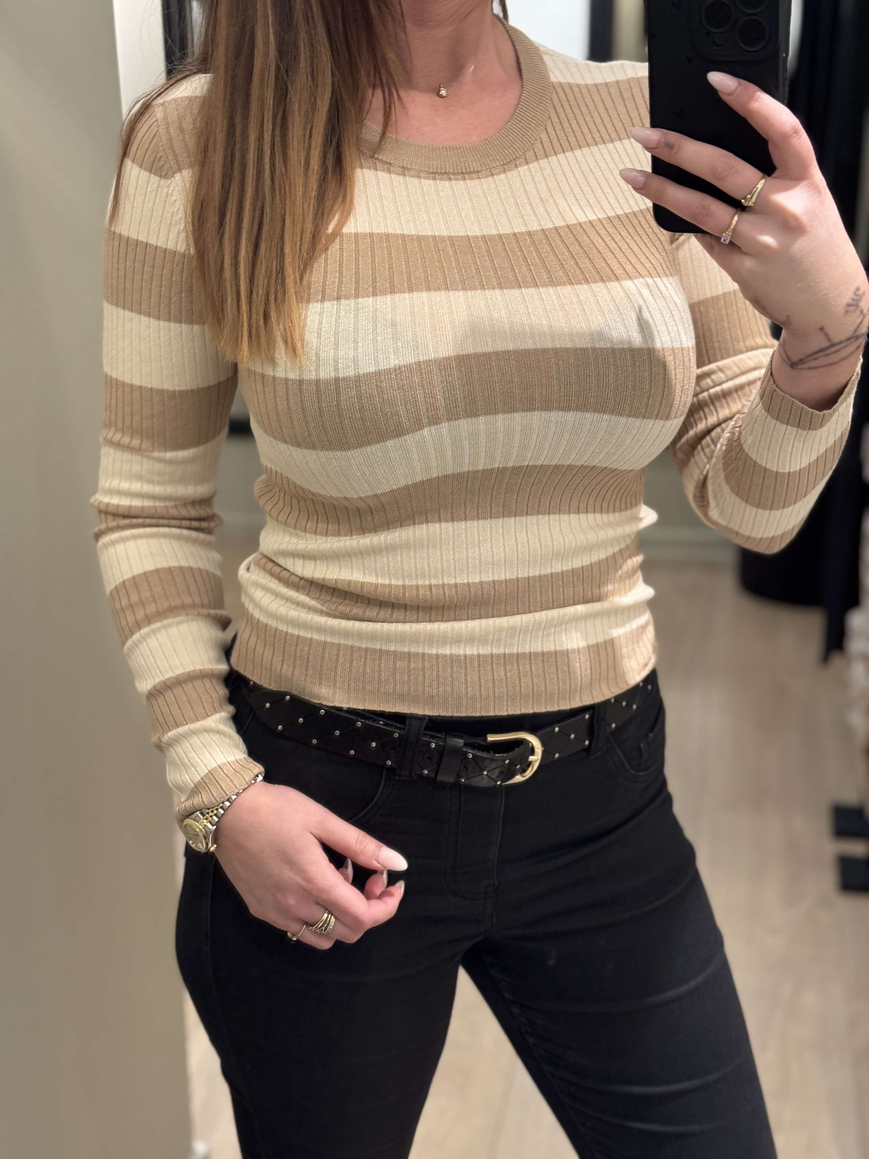 JDY - Plum - Bluse Beige