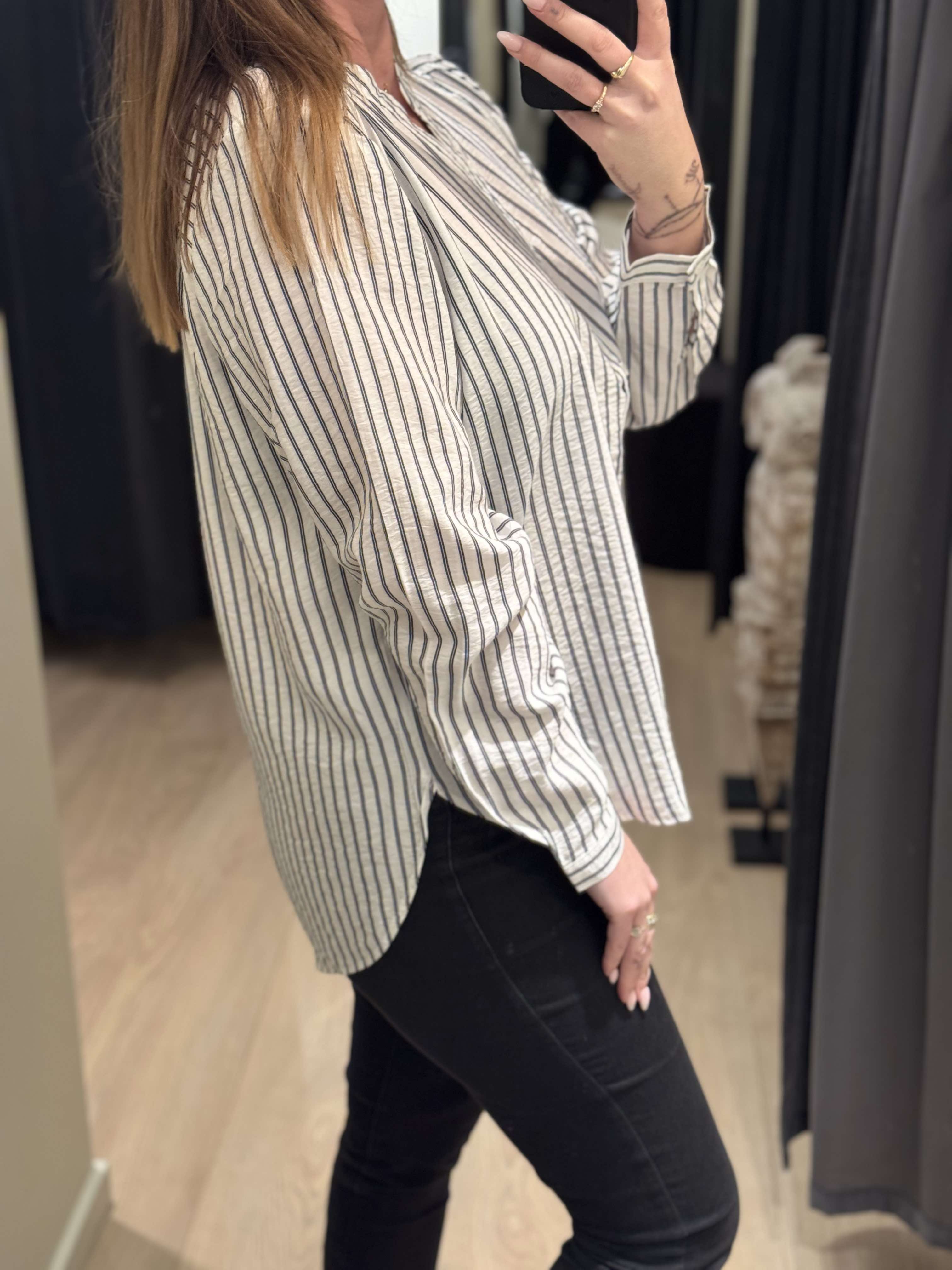 JDY - Barbara - Bluse Hvid/Sort