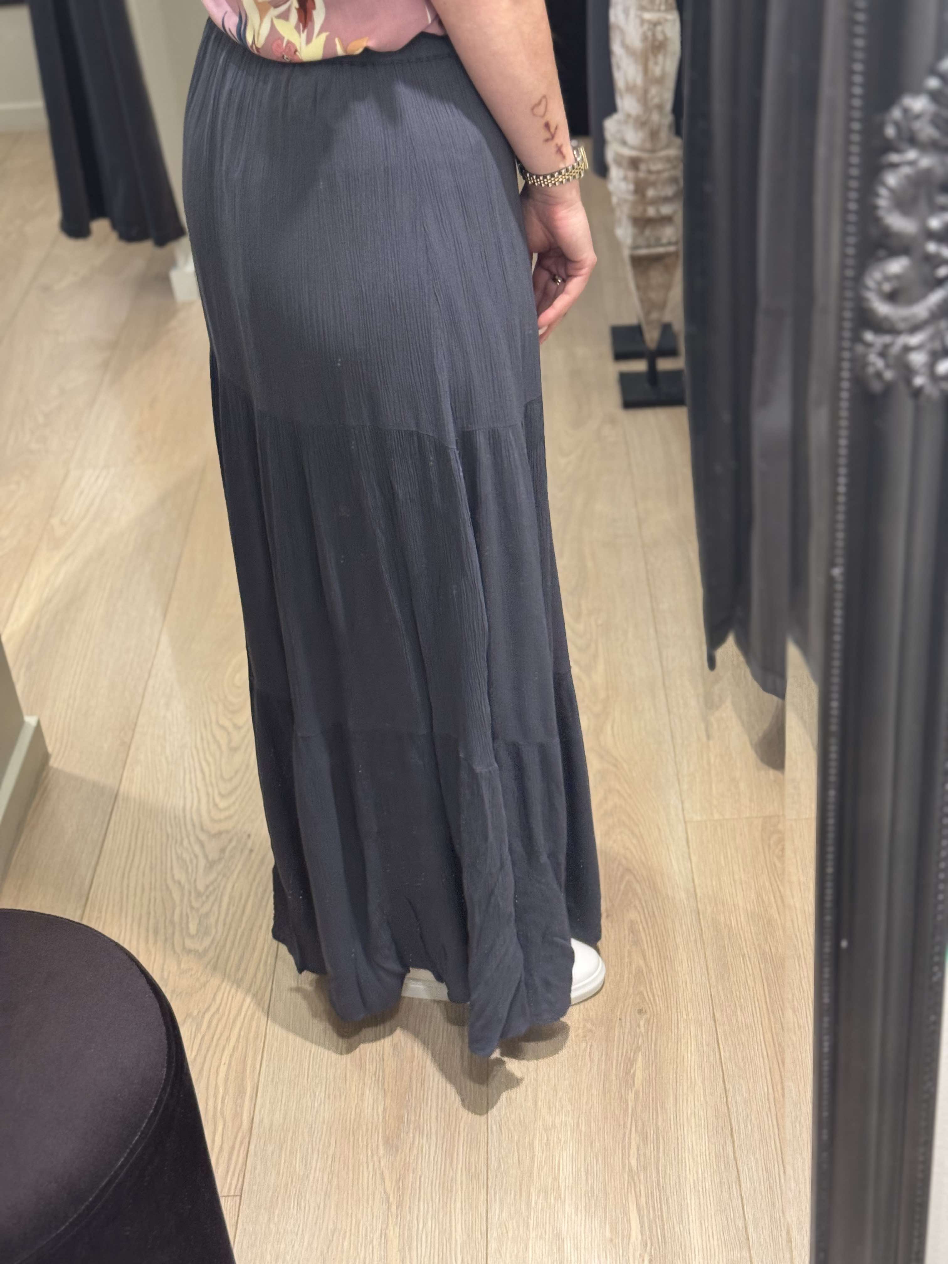 ONLY - Mikka - Lang Nederdel Blå