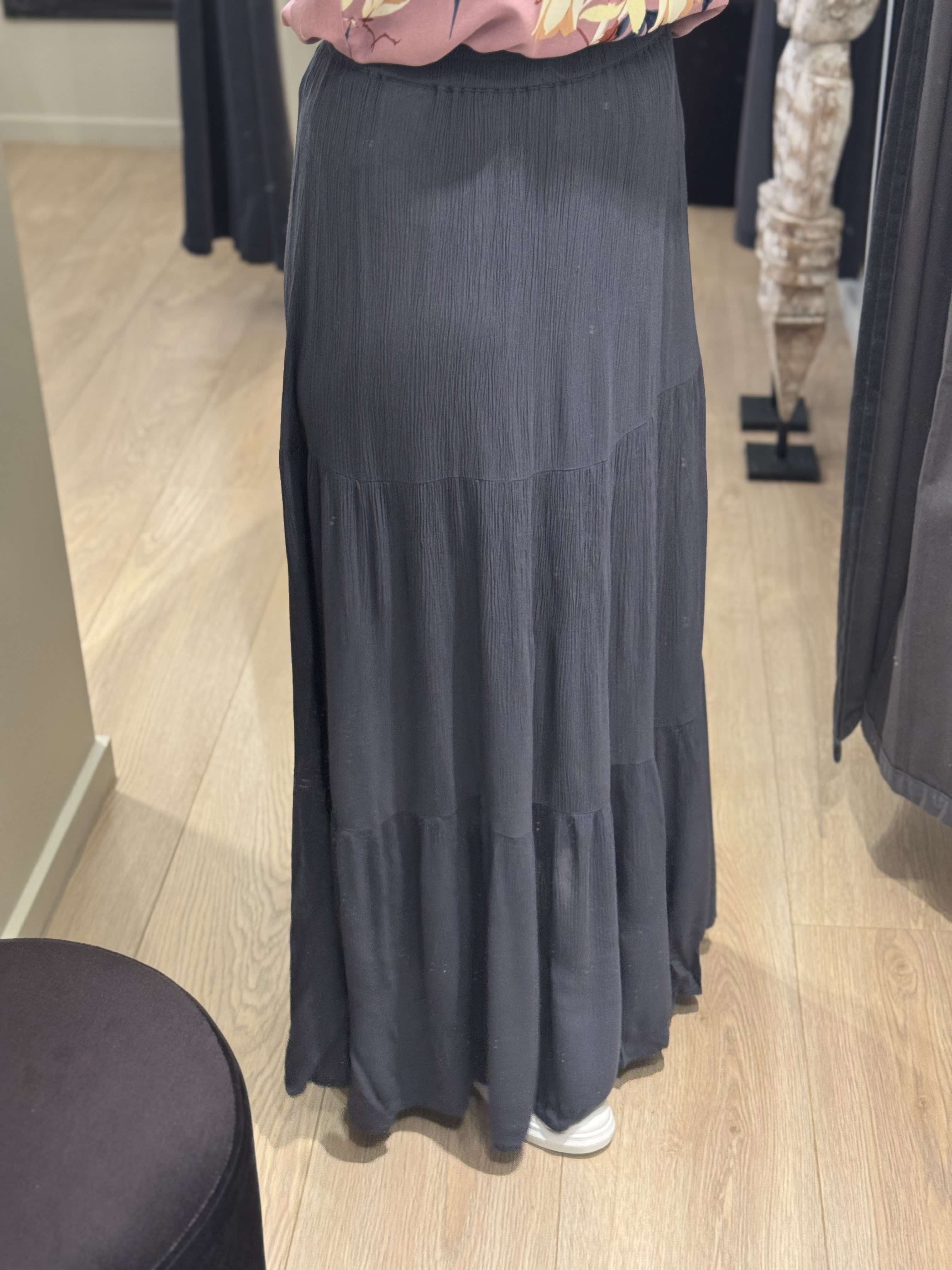 ONLY - Mikka - Lang Nederdel Blå