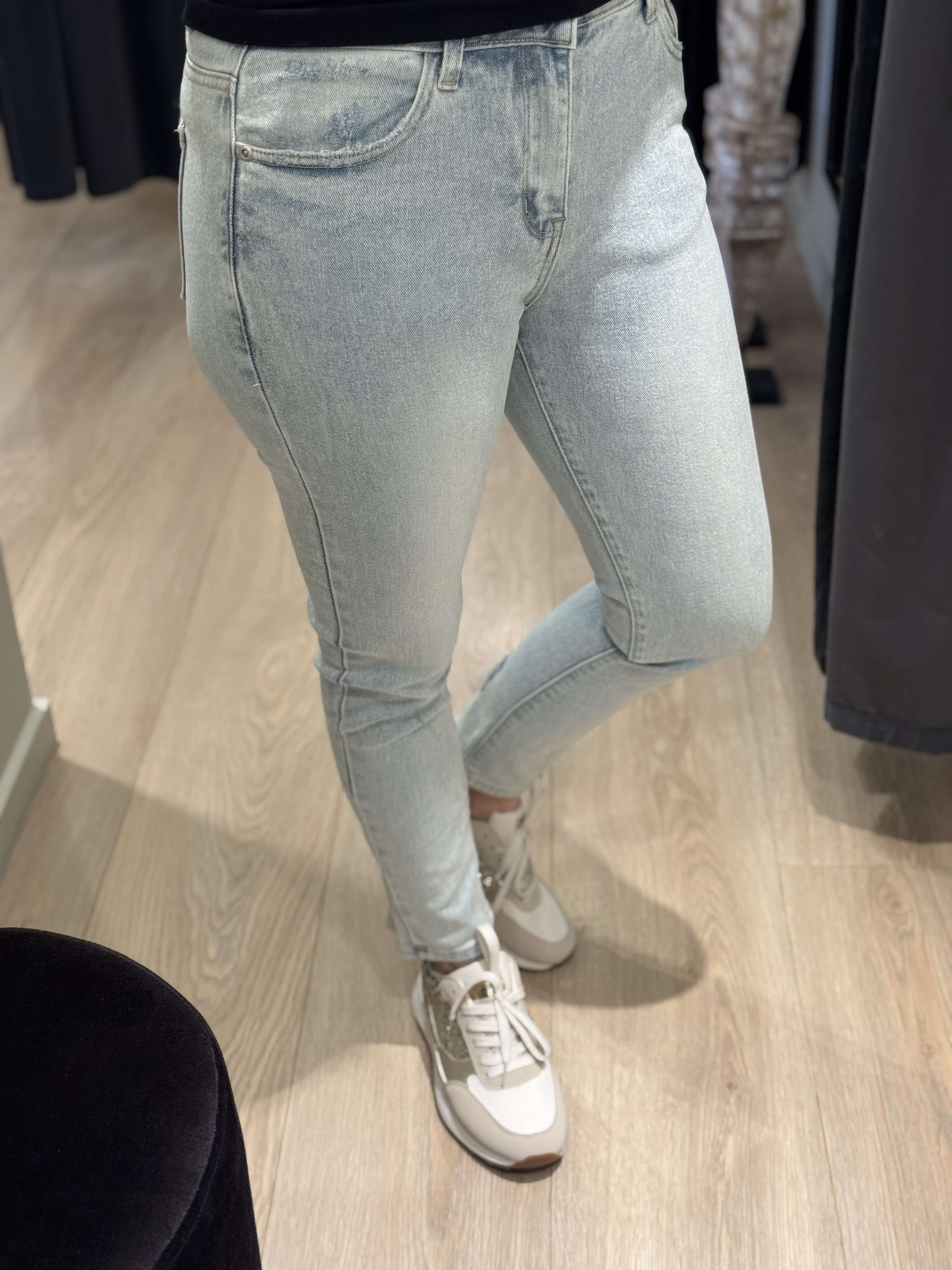 Mapp - Bow - Jeans Lys