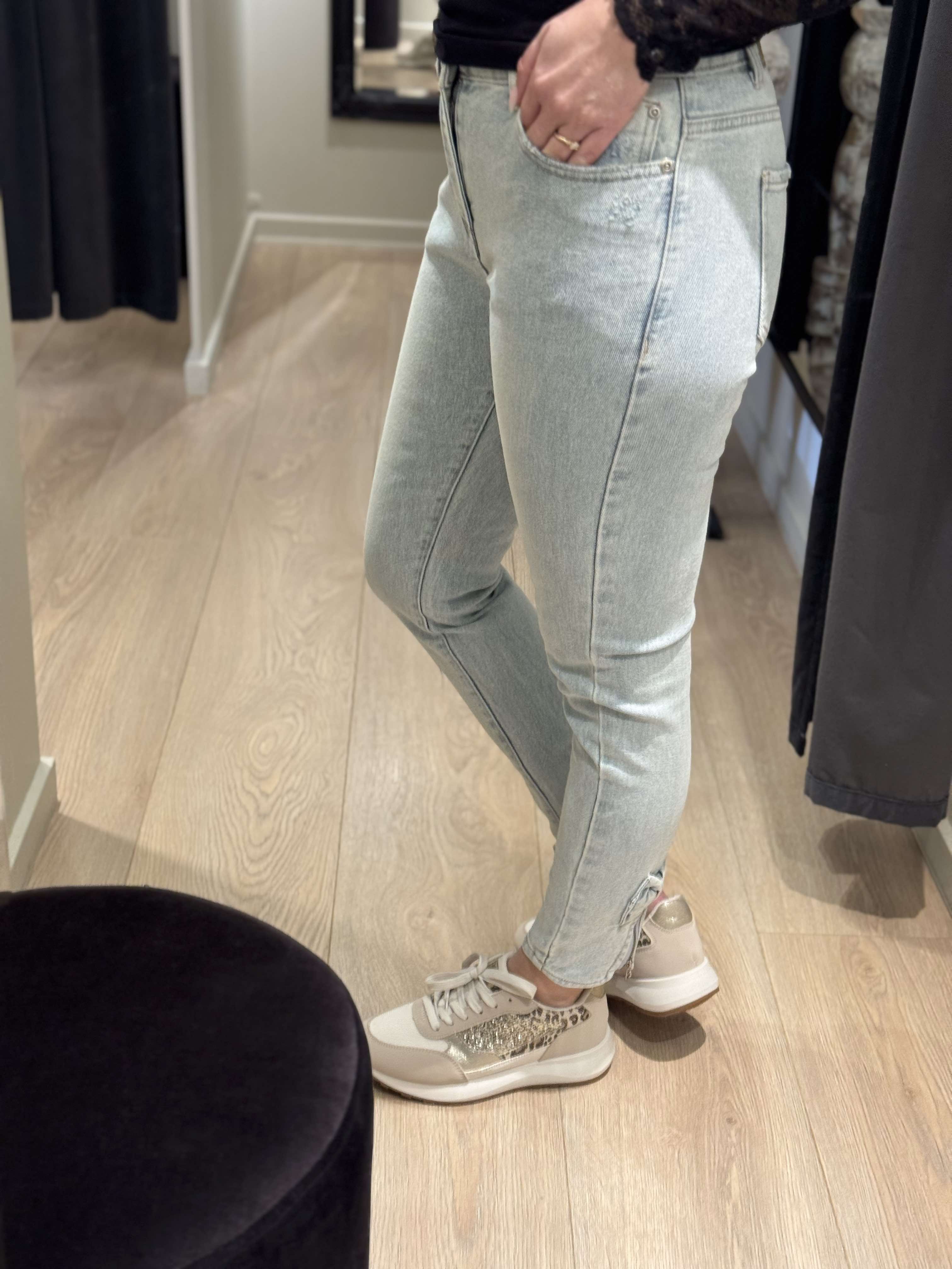 Mapp - Bow - Jeans Lys
