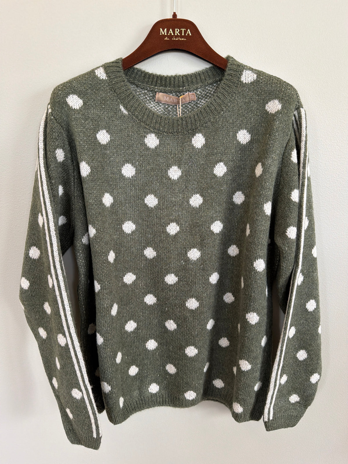 Marta Du Chateau - Bellora - Strik - Militær/Beige