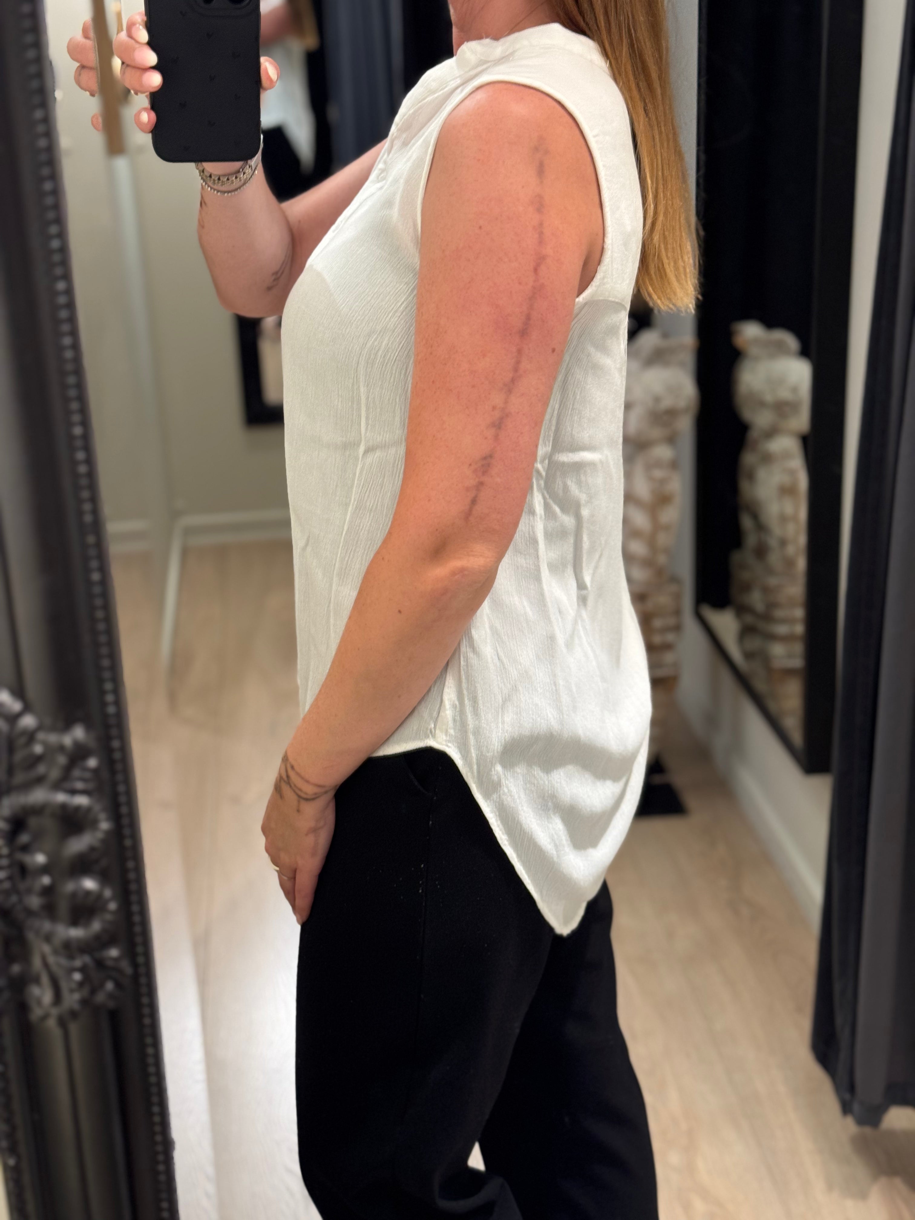 ONLY - Jette - Top Hvid