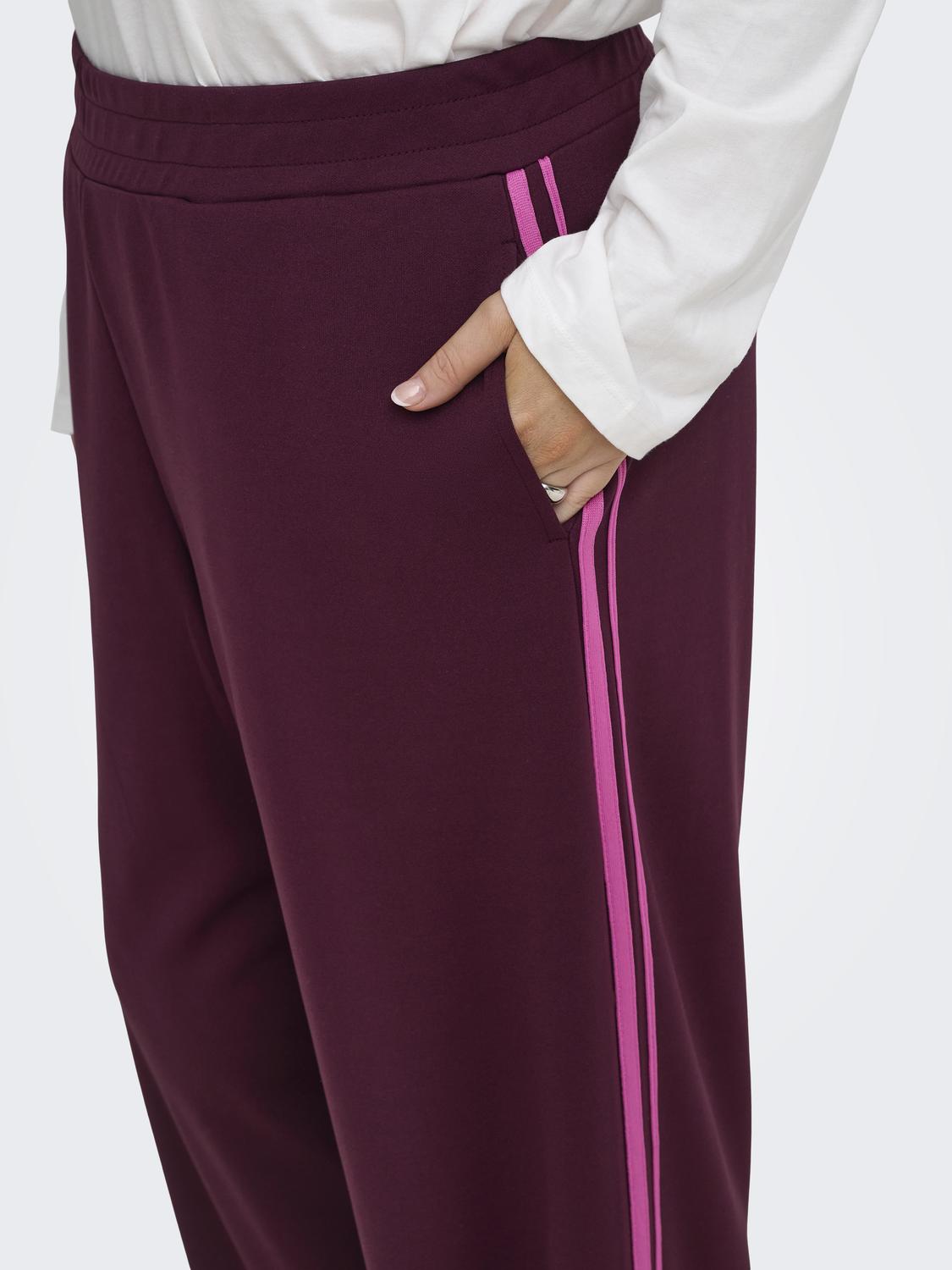 Only Carmakoma - Cayla - Sweatpants Vinrød