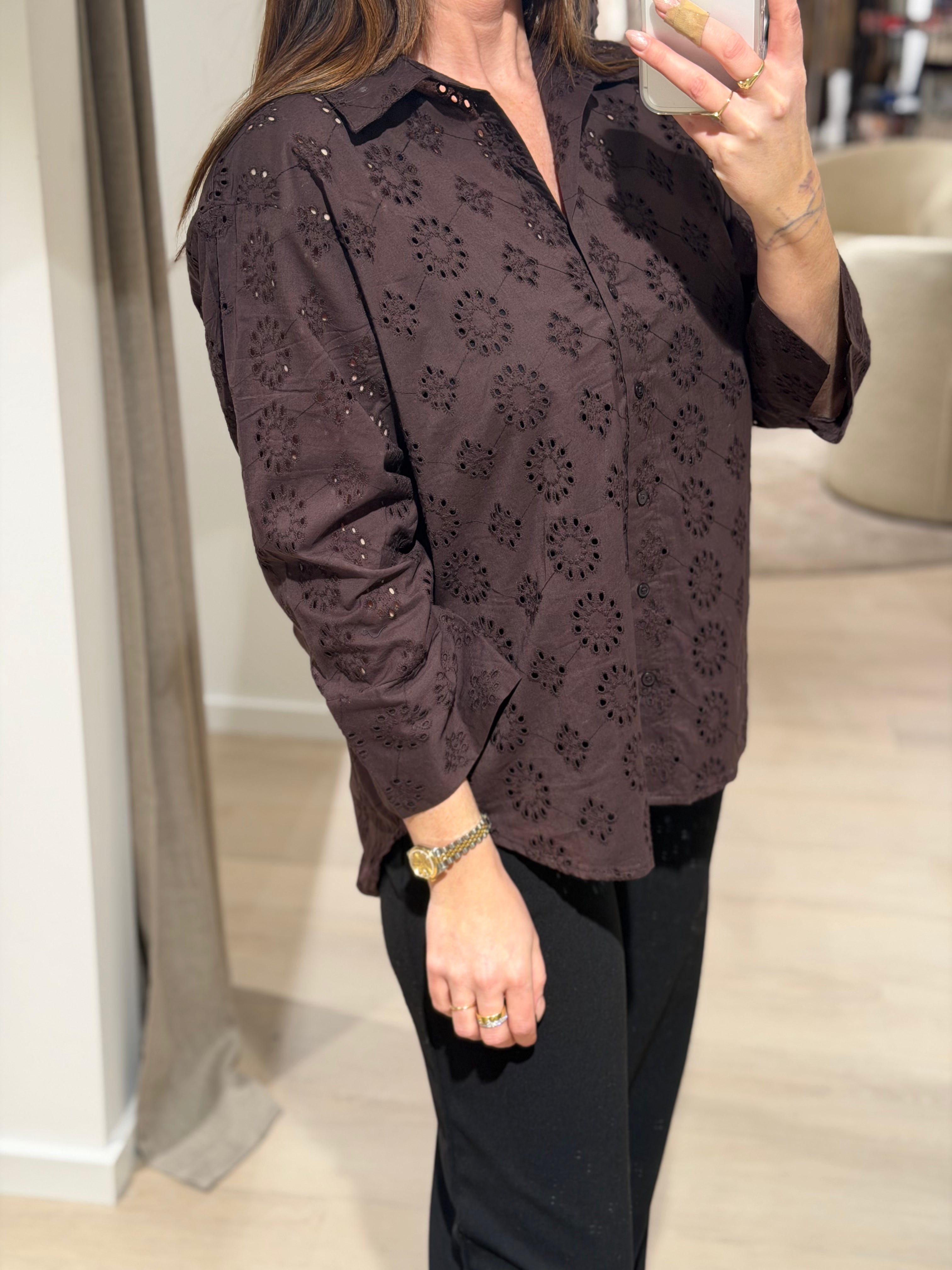 JDY - Tallie - Bluse Brun