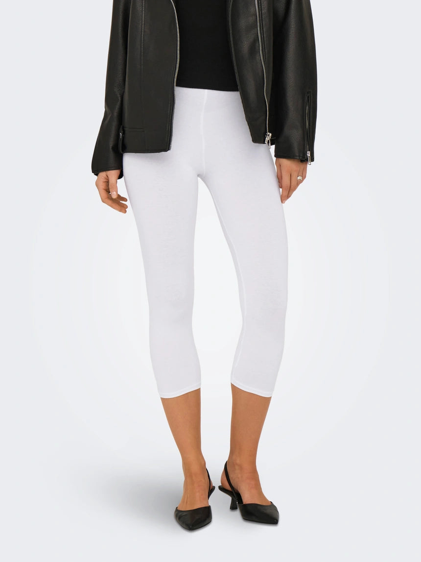 ONLY - Live Love 3/4 - Leggings Hvid