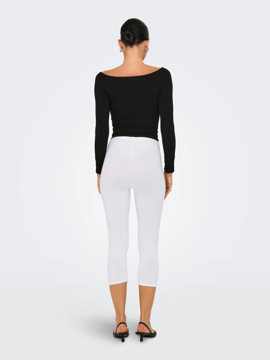 ONLY - Live Love 3/4 - Leggings Hvid