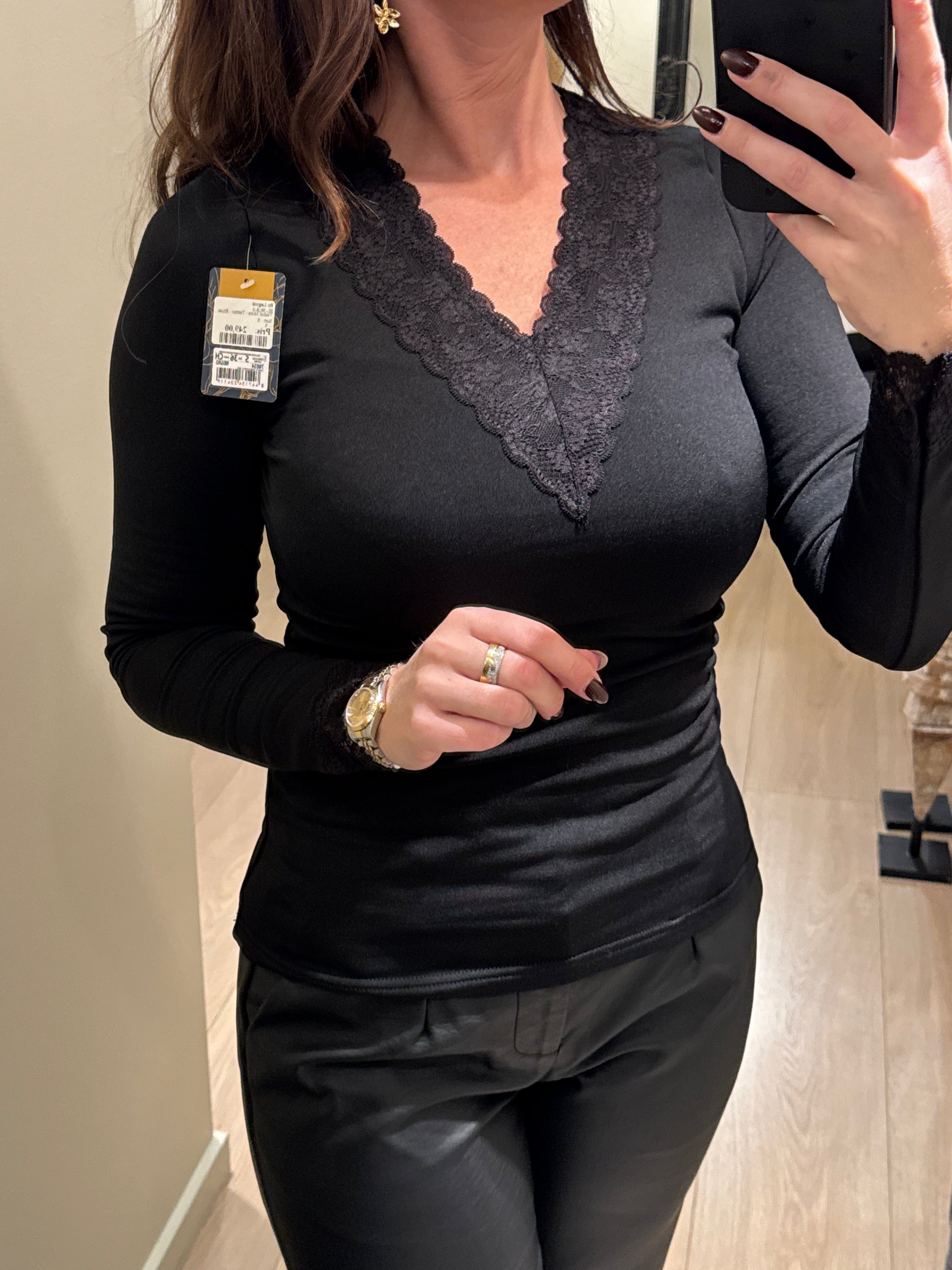 Ysabel Mora - Termo - Bluse Sort