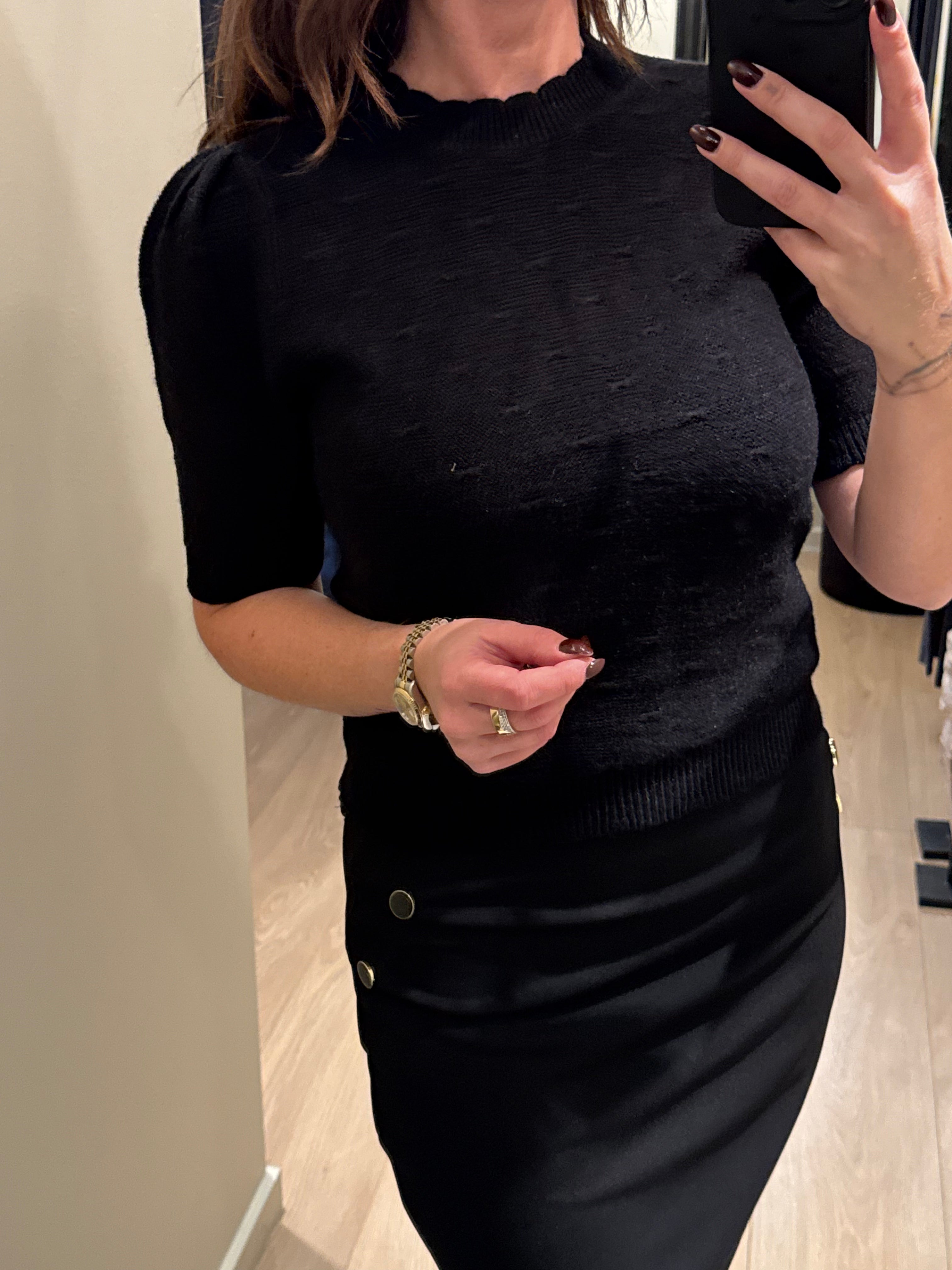 ONLY - Katia SS - Strik Sort