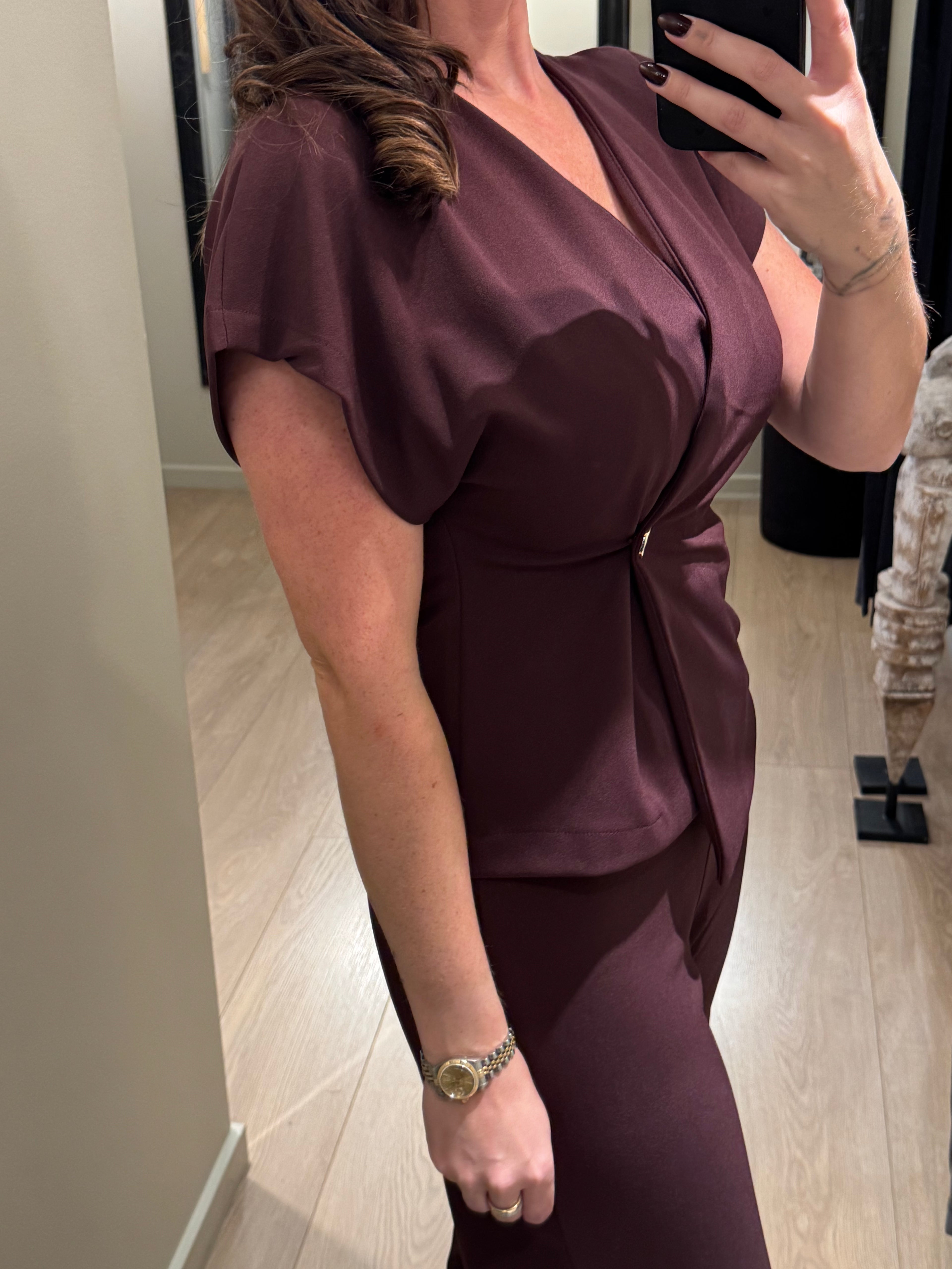 Sisters Point - Glut - Bluse Bordeaux