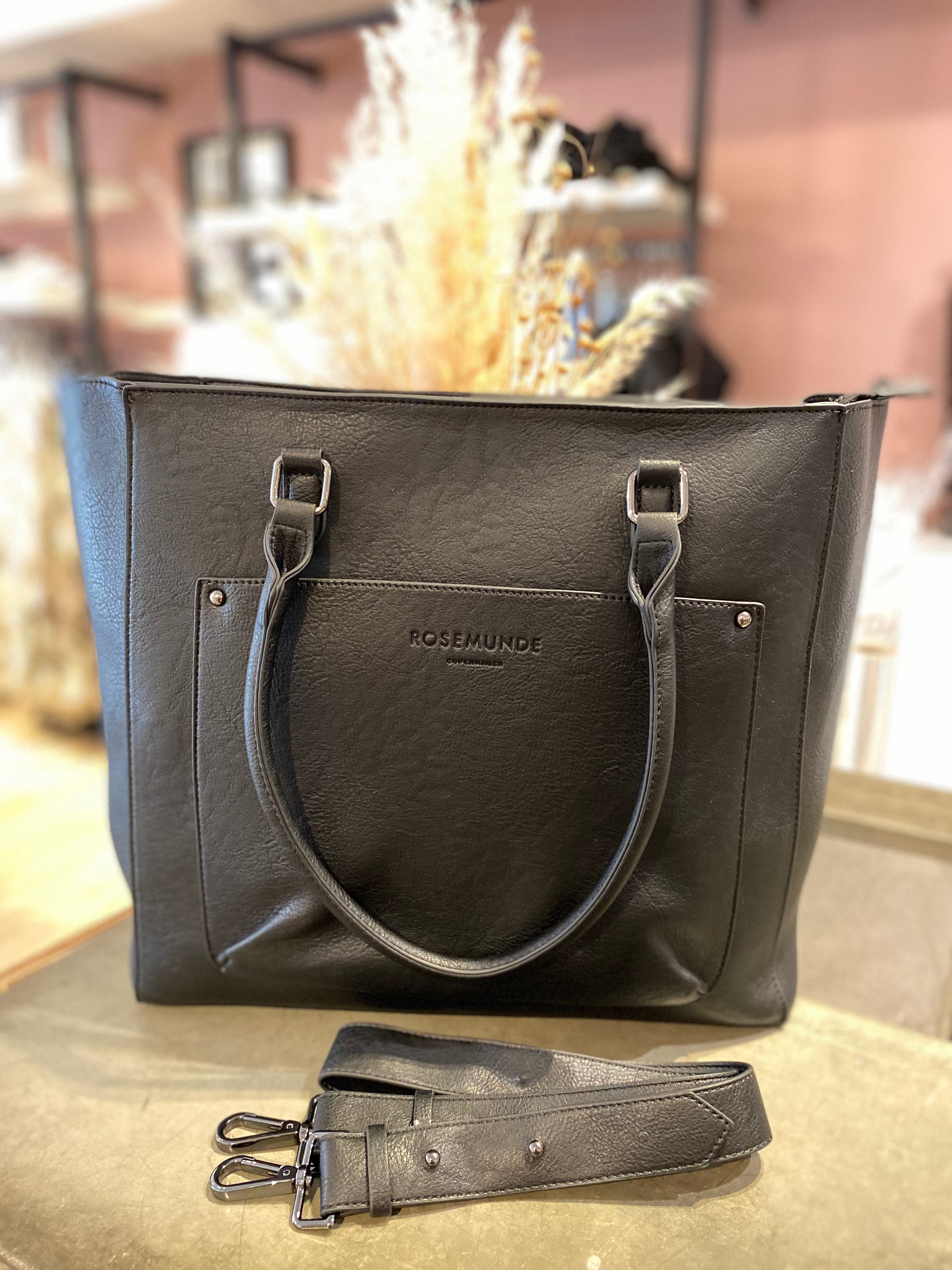 Rosemunde - Shopper - Sort M. Ox