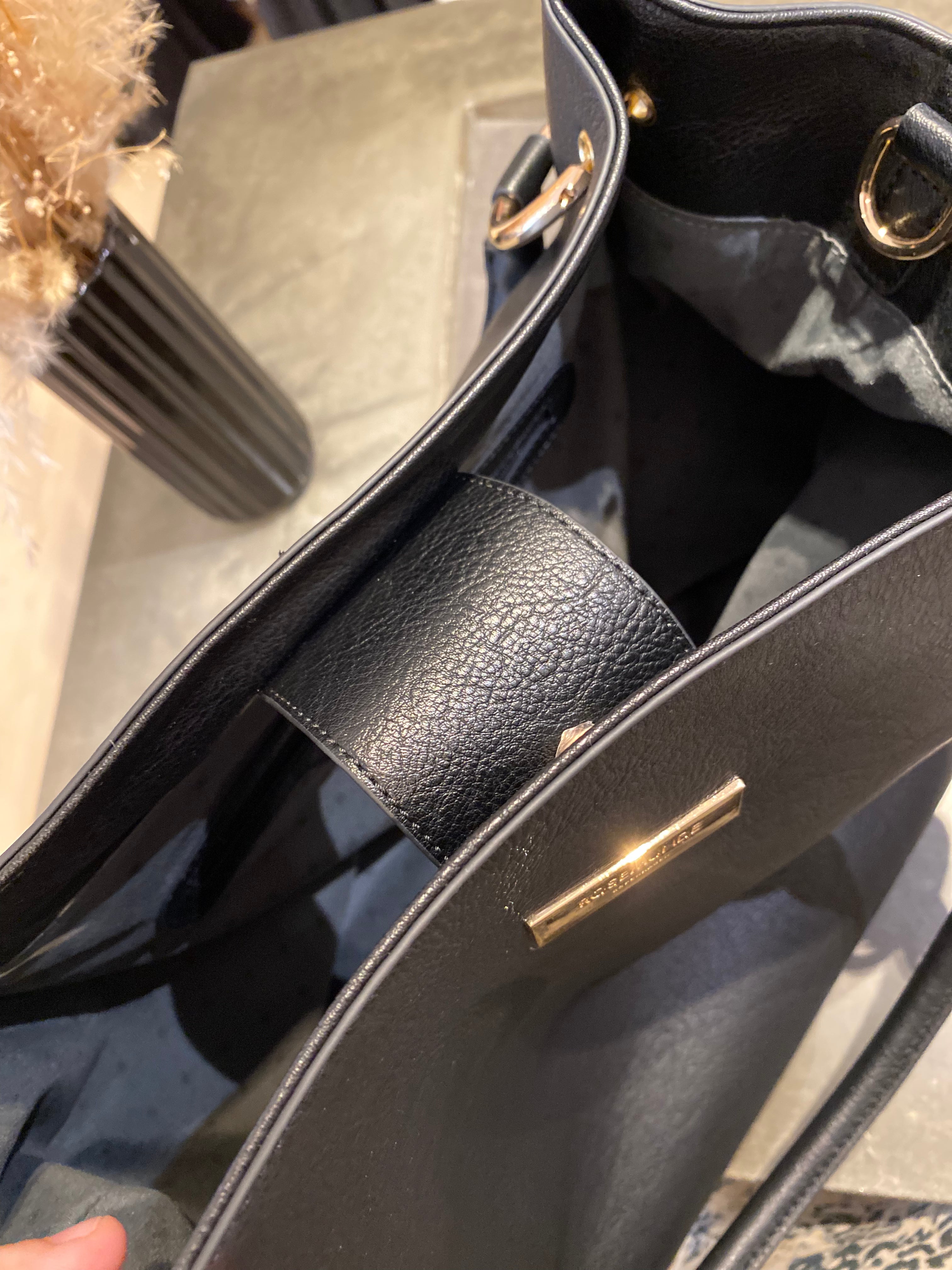 Rosemunde - Shopper - Sort Guld Ringe