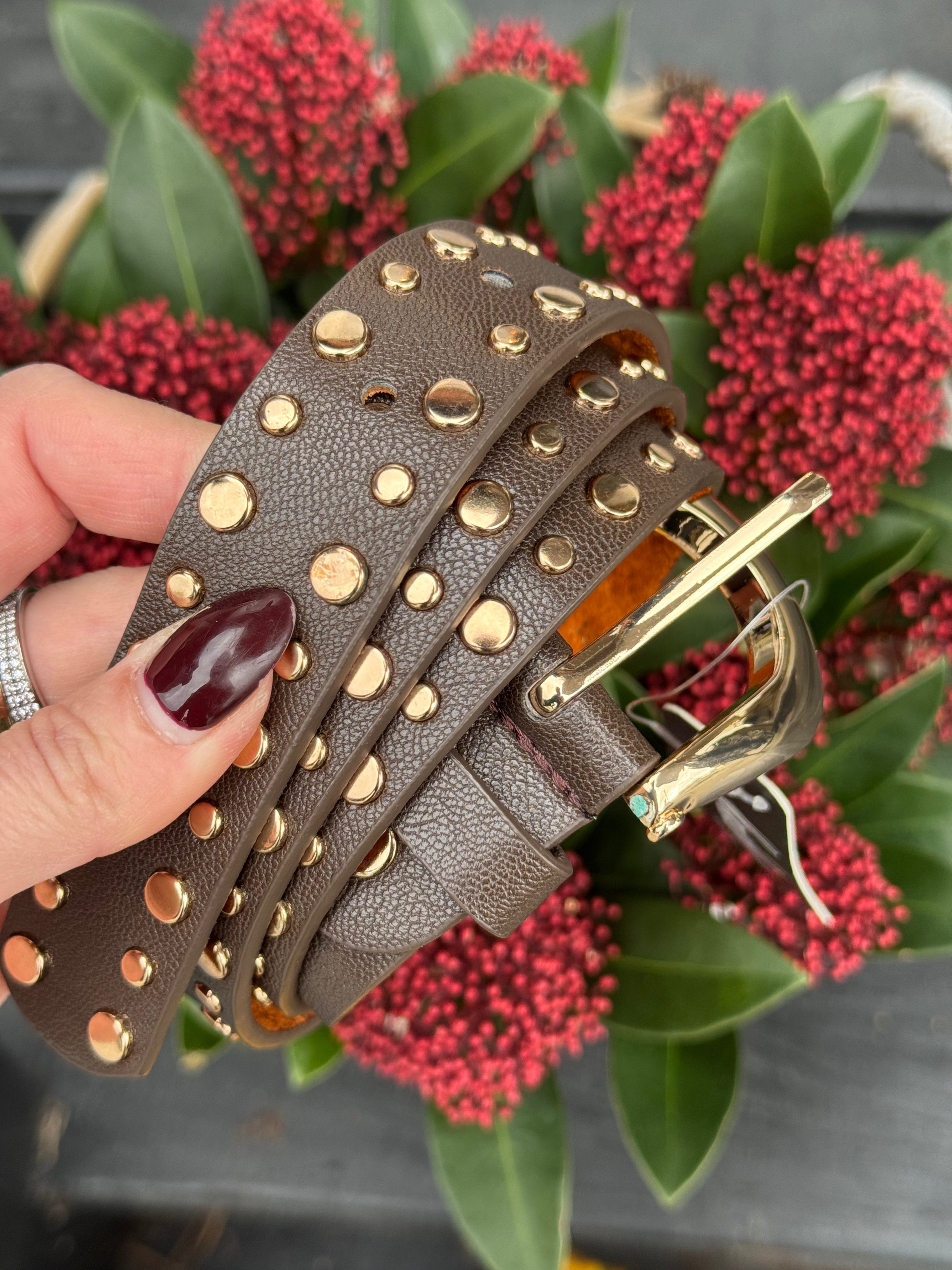 By Lagoni - Bælte - Brun Guld