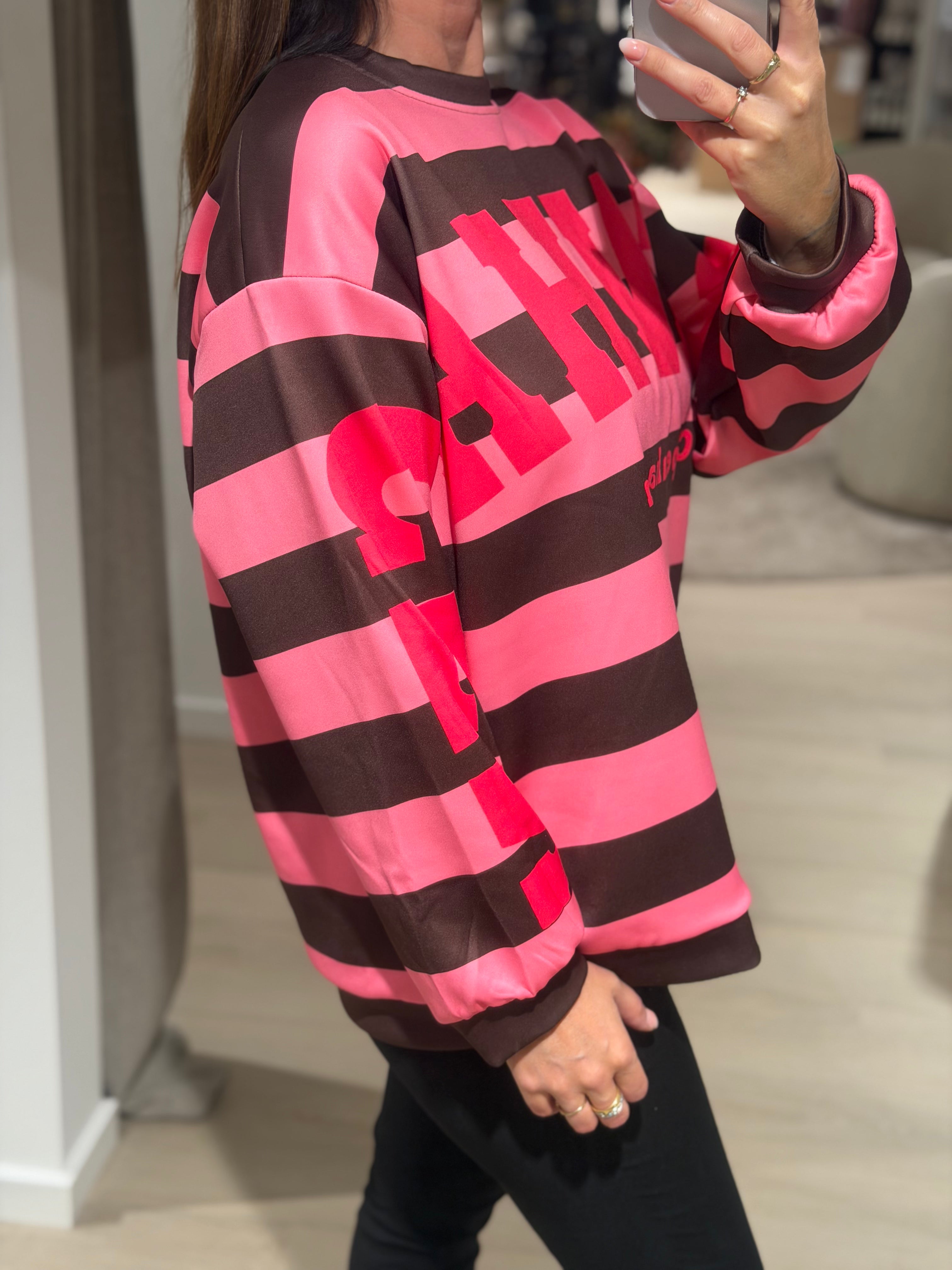 Marta Du Chateau - Nerina - Sweatshirt - Moro/pink