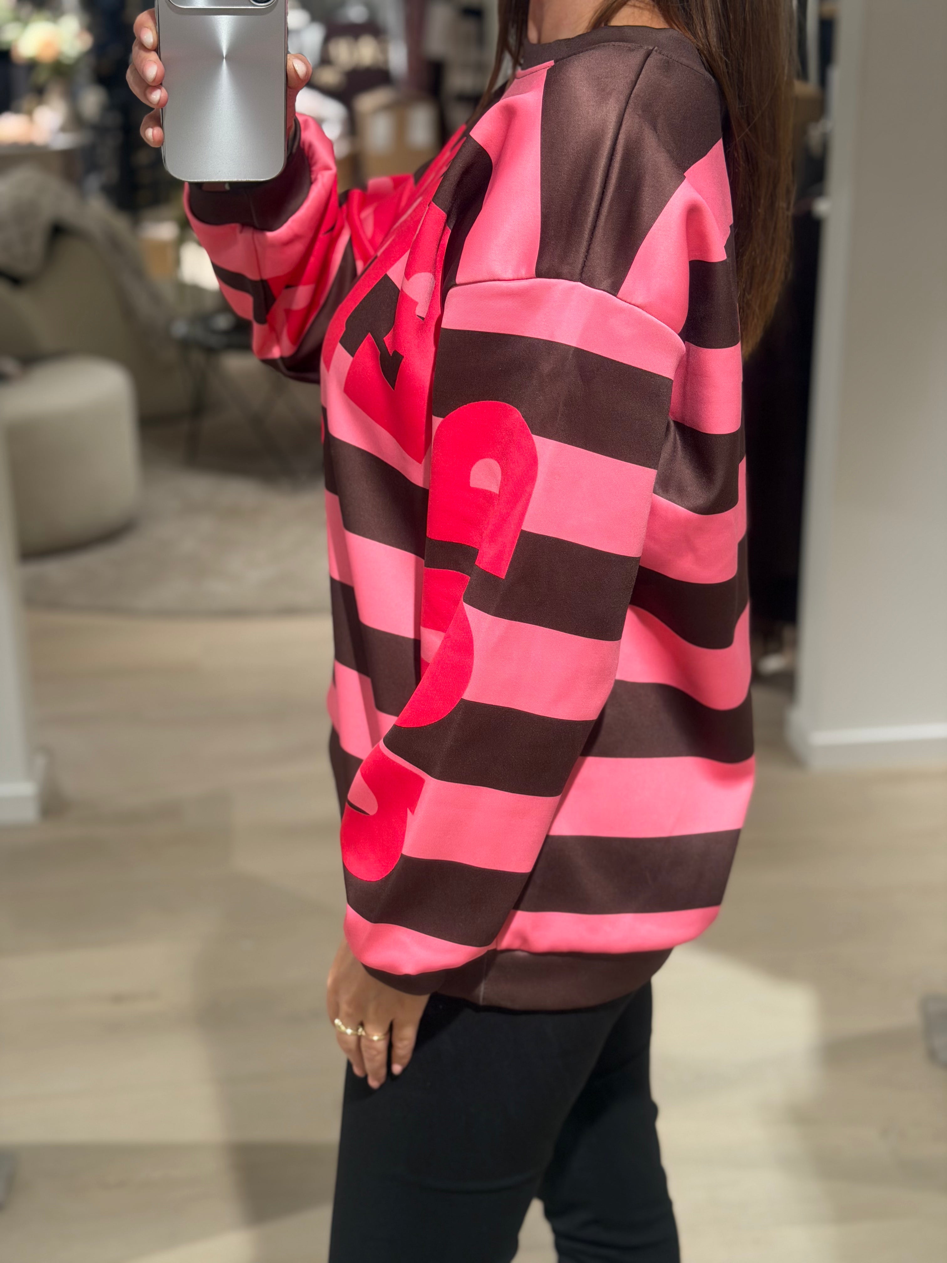 Marta Du Chateau - Nerina - Sweatshirt - Moro/pink