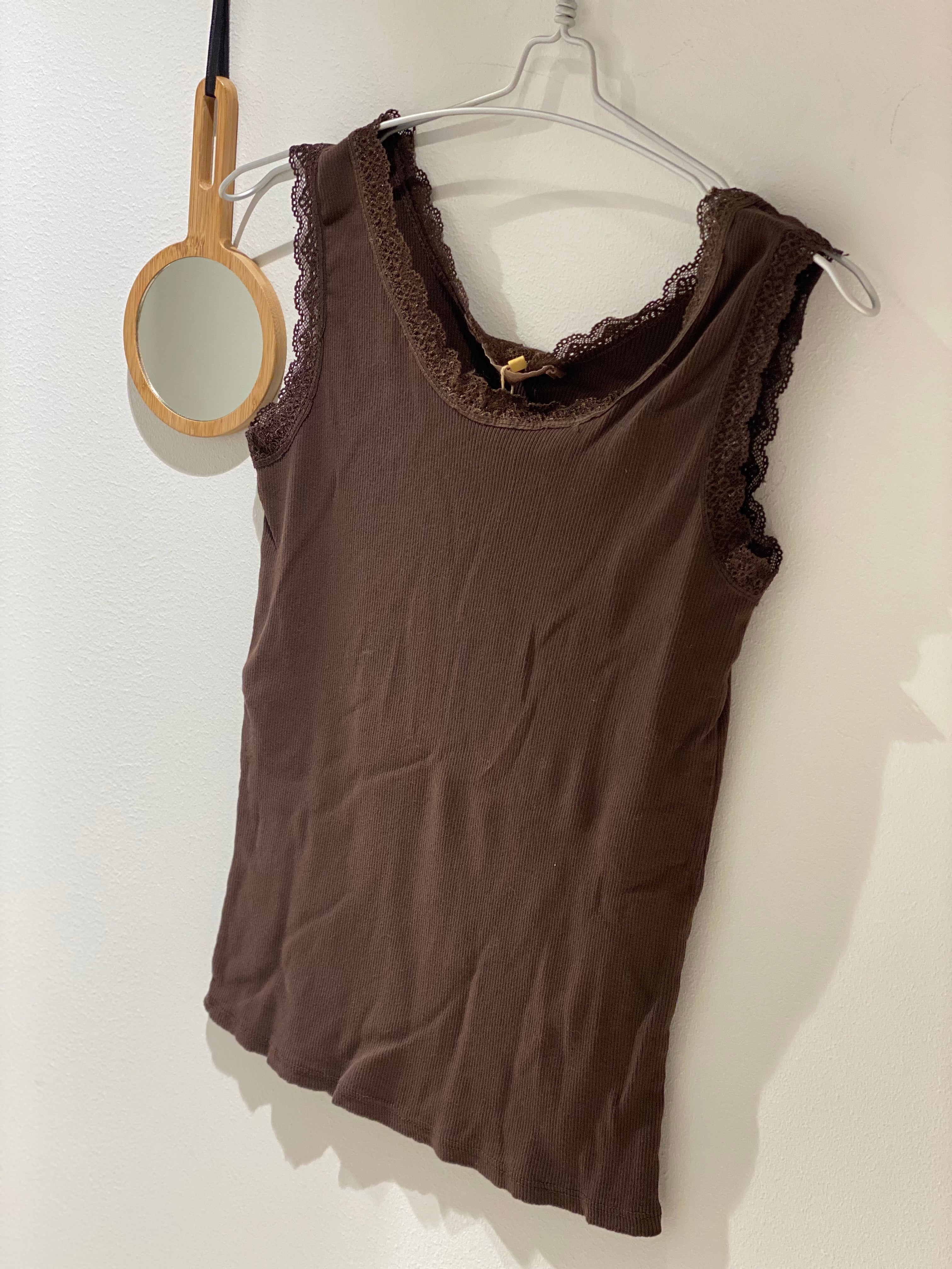 Marta - Angeline - Top Chokoladebrun