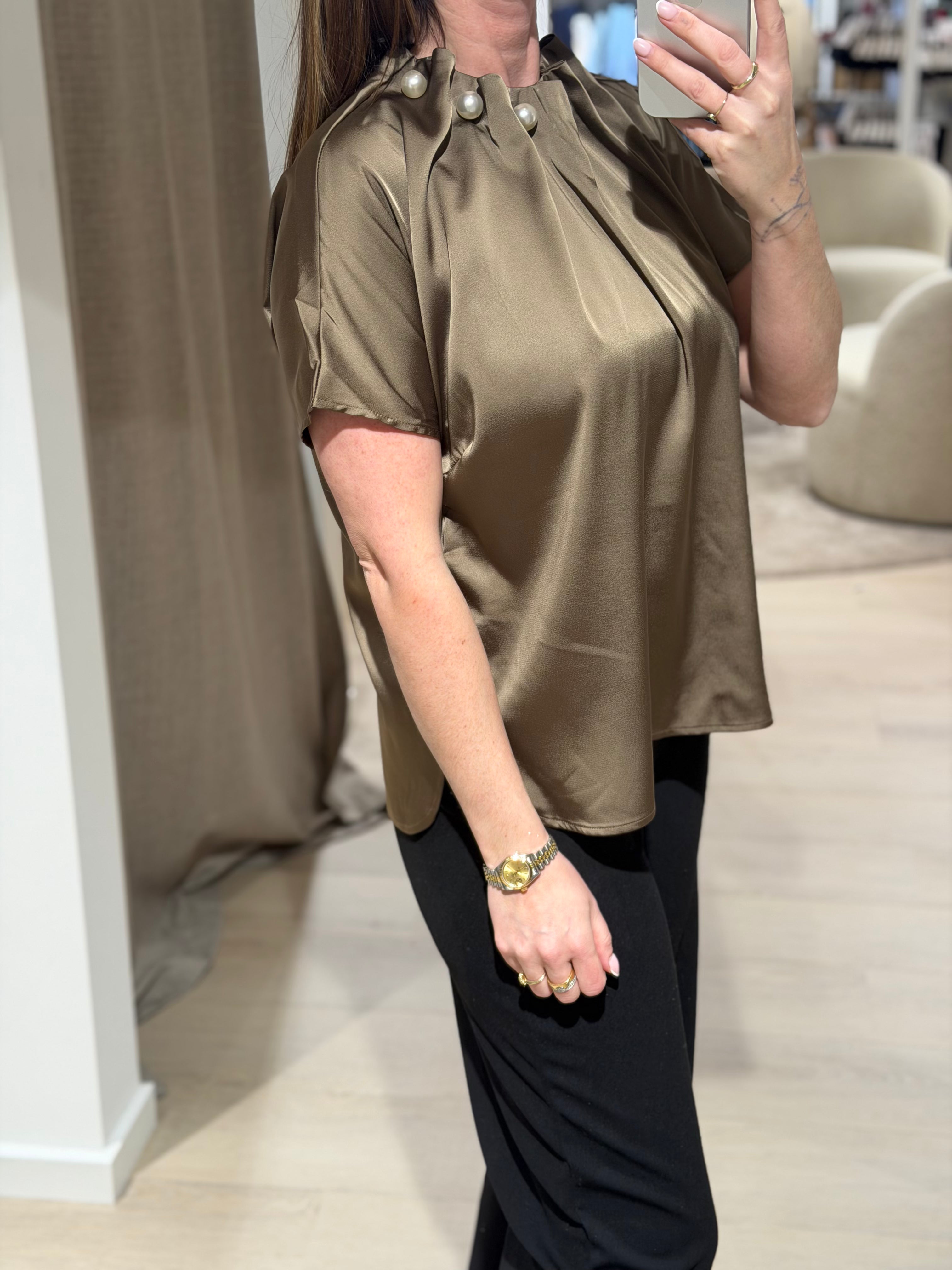 LIBERTÉ - Pip SS - Pearl Bluse
