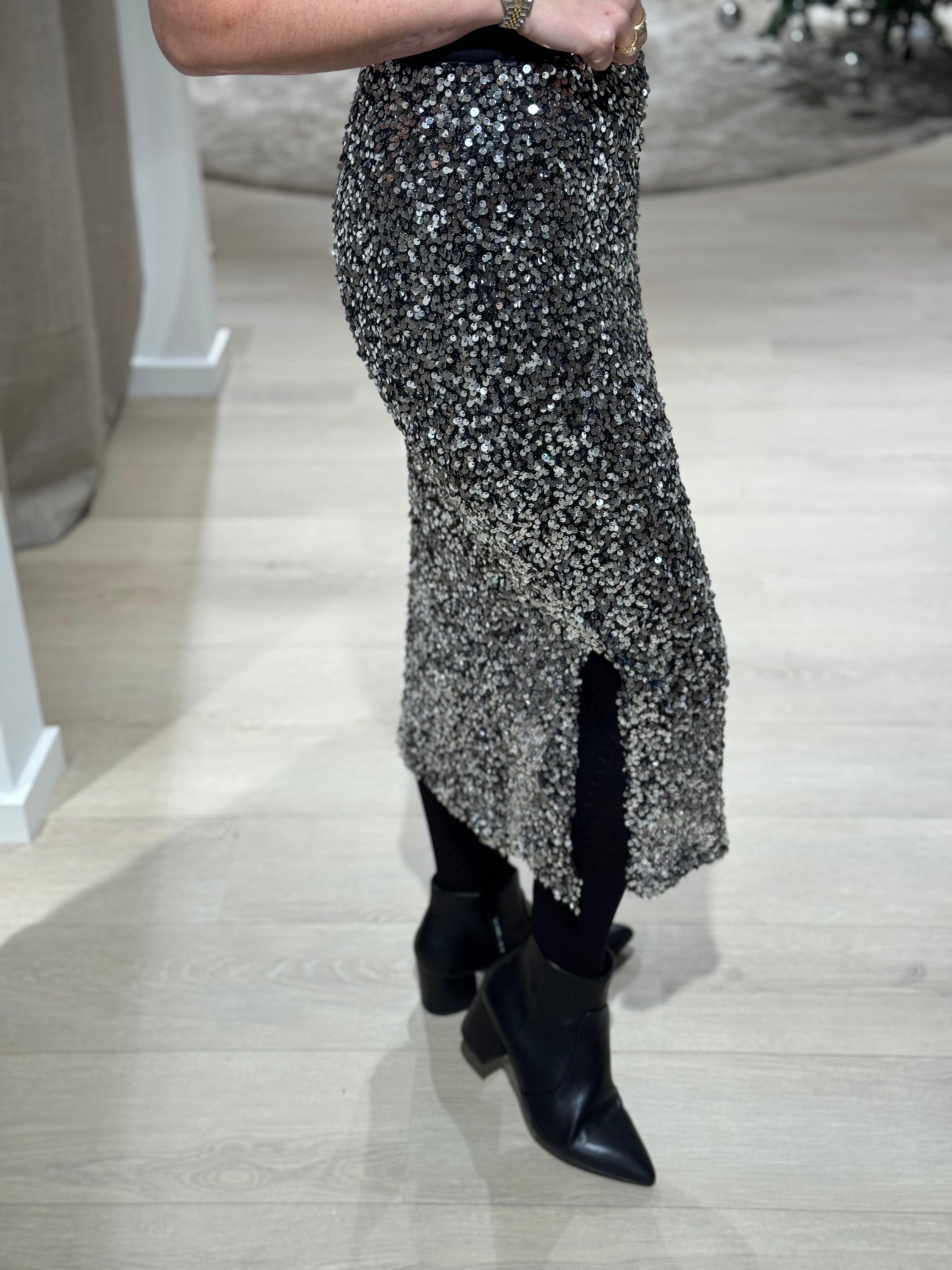 ONLY - Diana - Nederdel Sølv