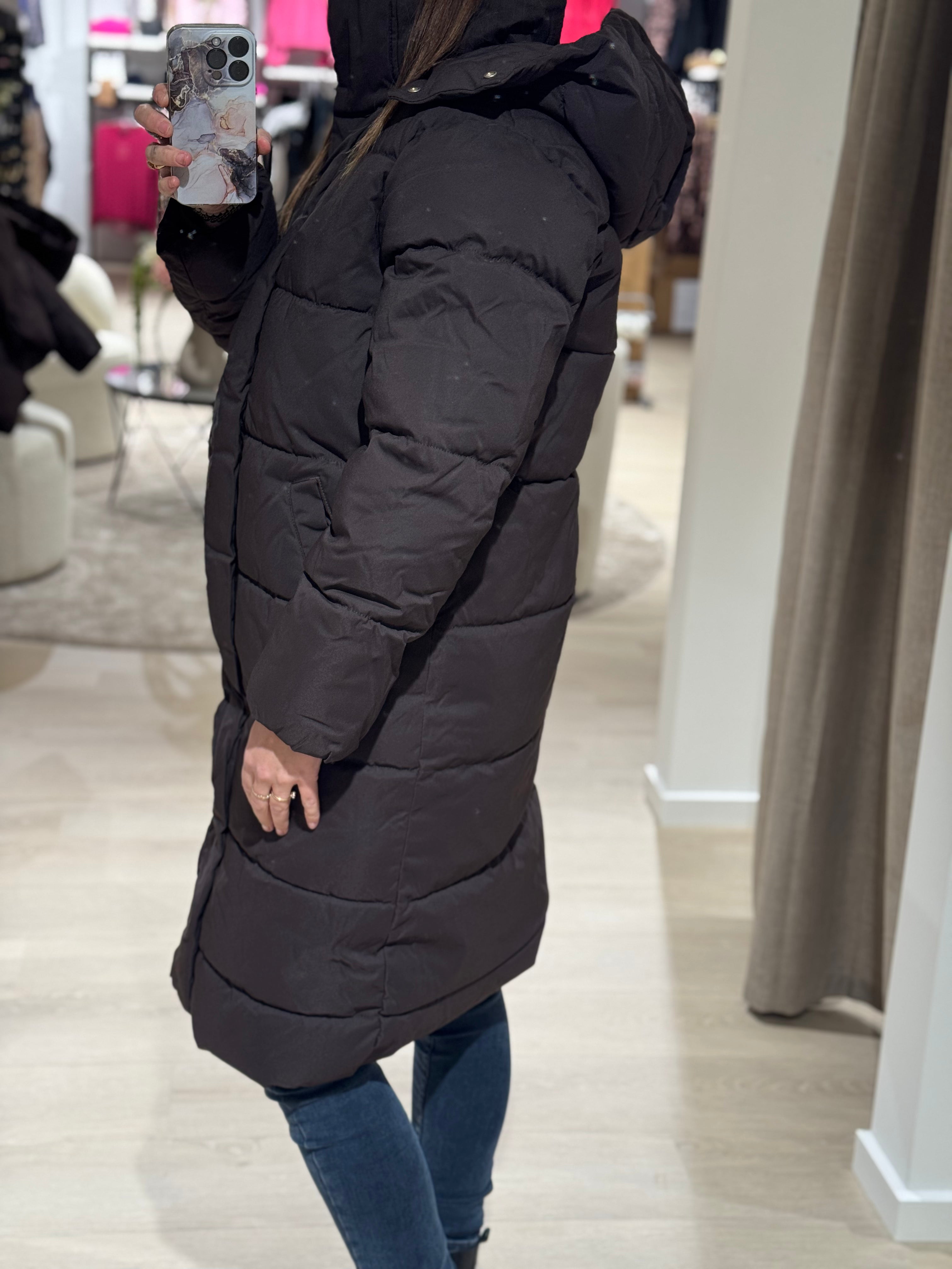 JDY - Maja vinterjakke - Chokolade