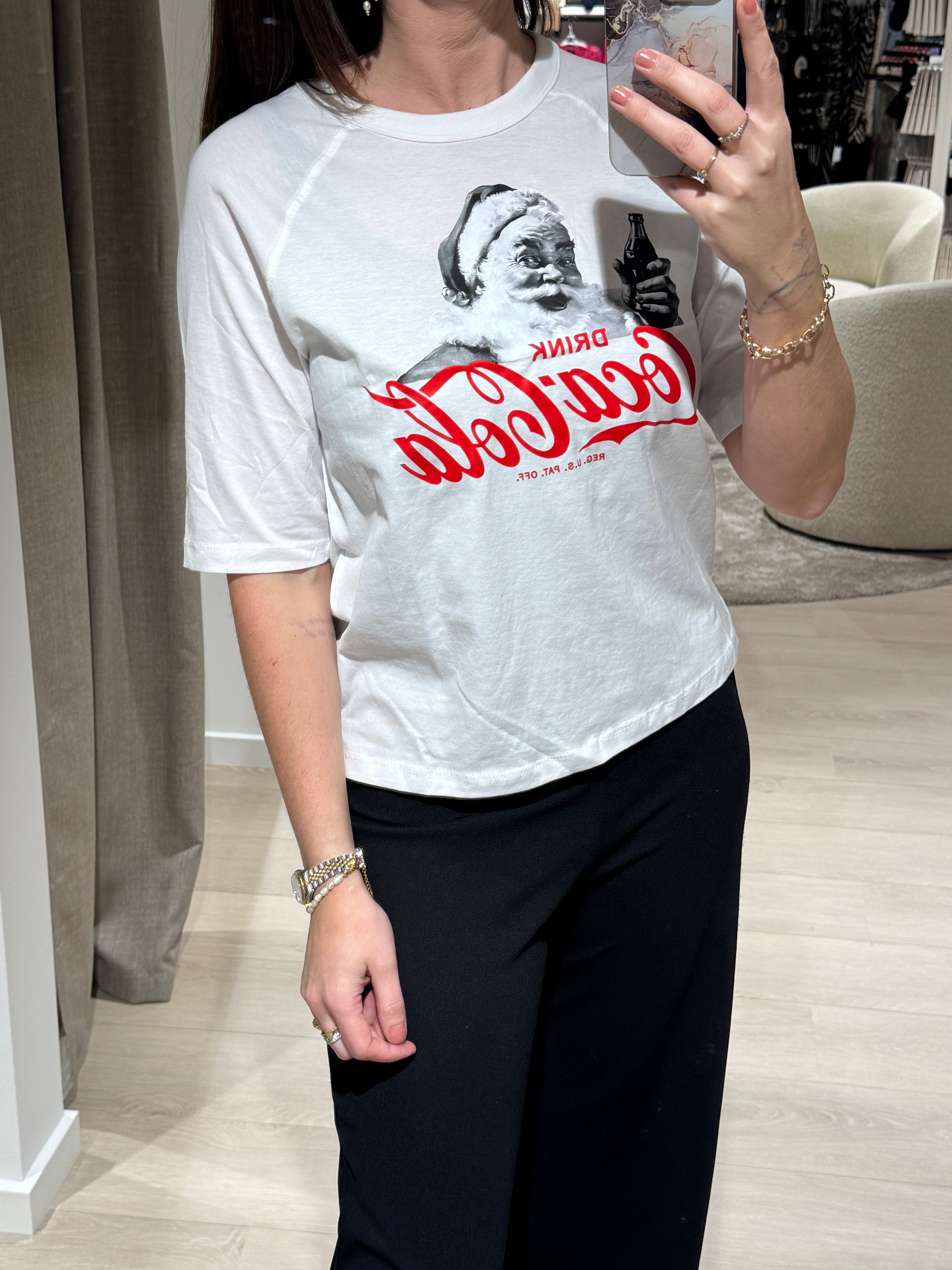 ONLY - Coca Cola - T-shirt Hvid