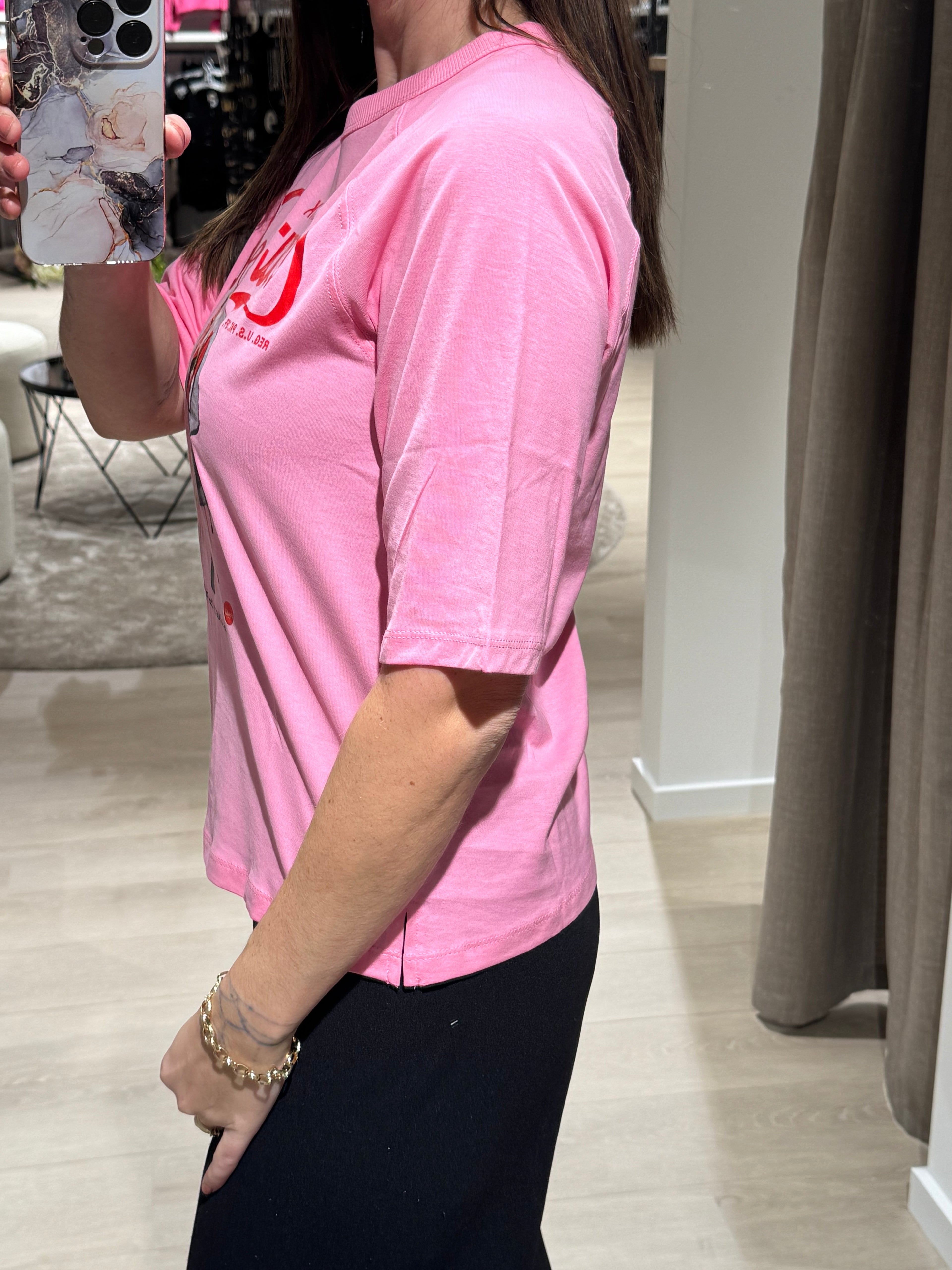 ONLY - Coca Cola - T-shirt Lyserød