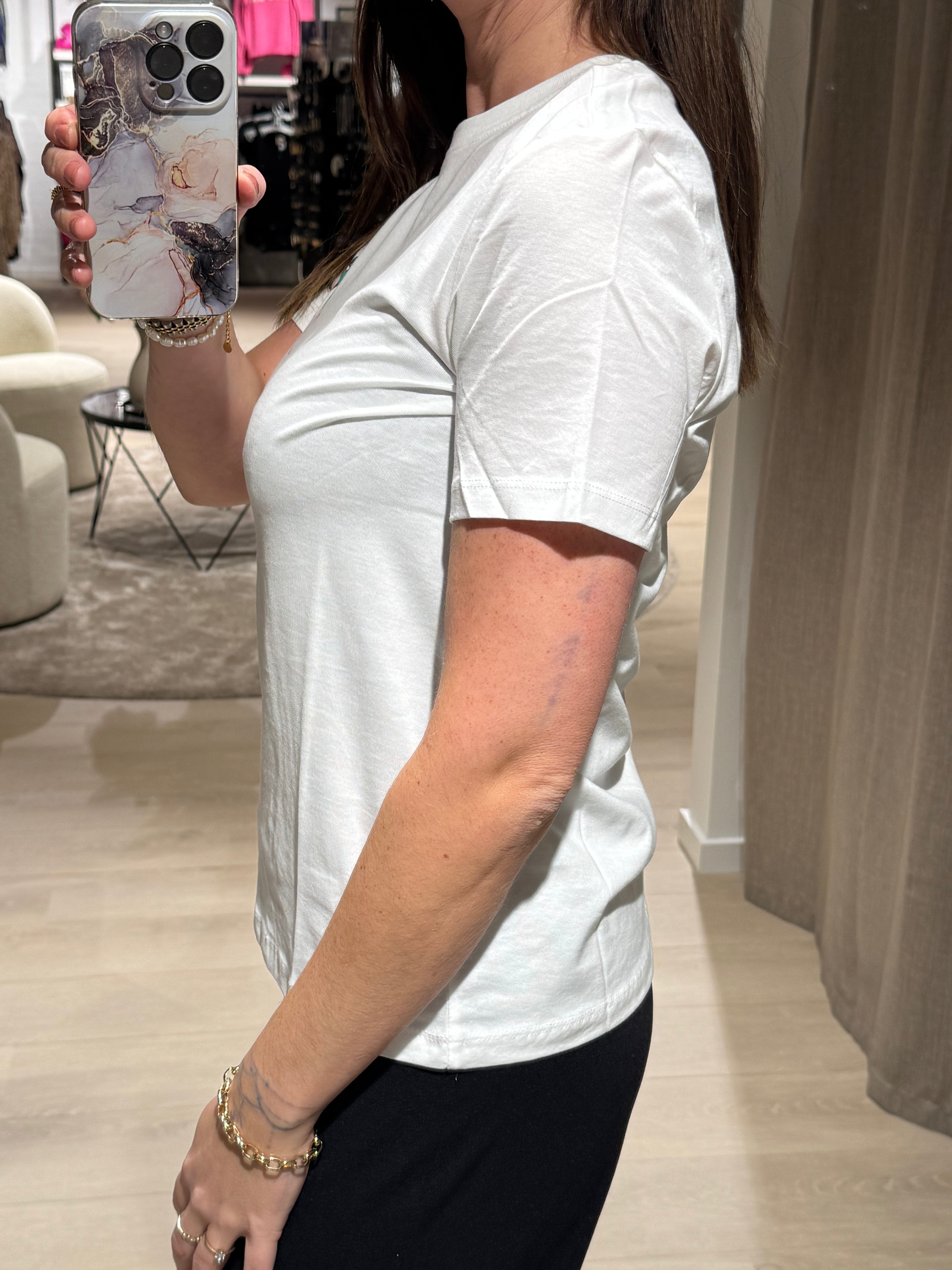 ONLY - Kita - T-shirt Hvid