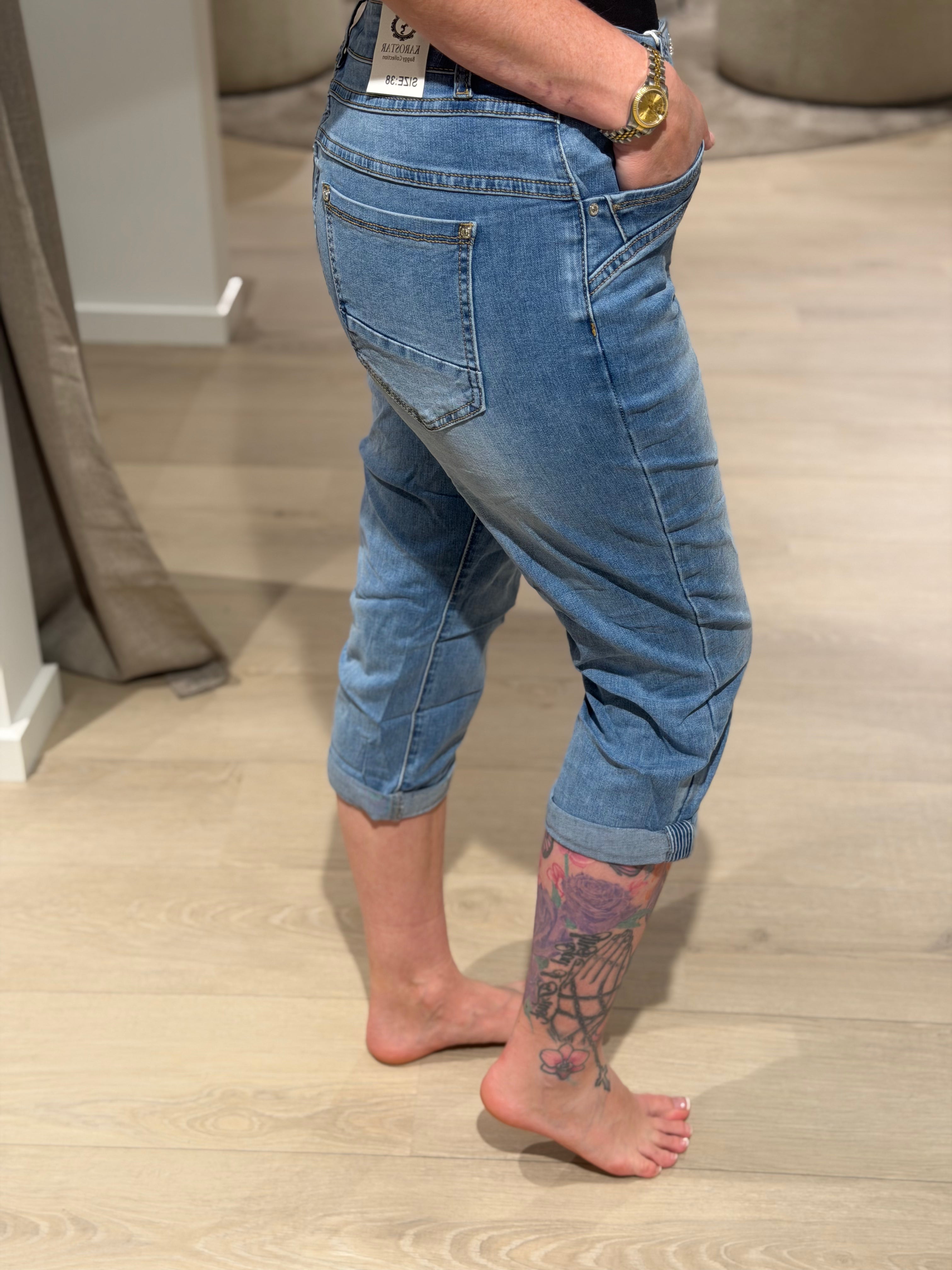 Karostar - Buks 3/4 - Lyse Denim