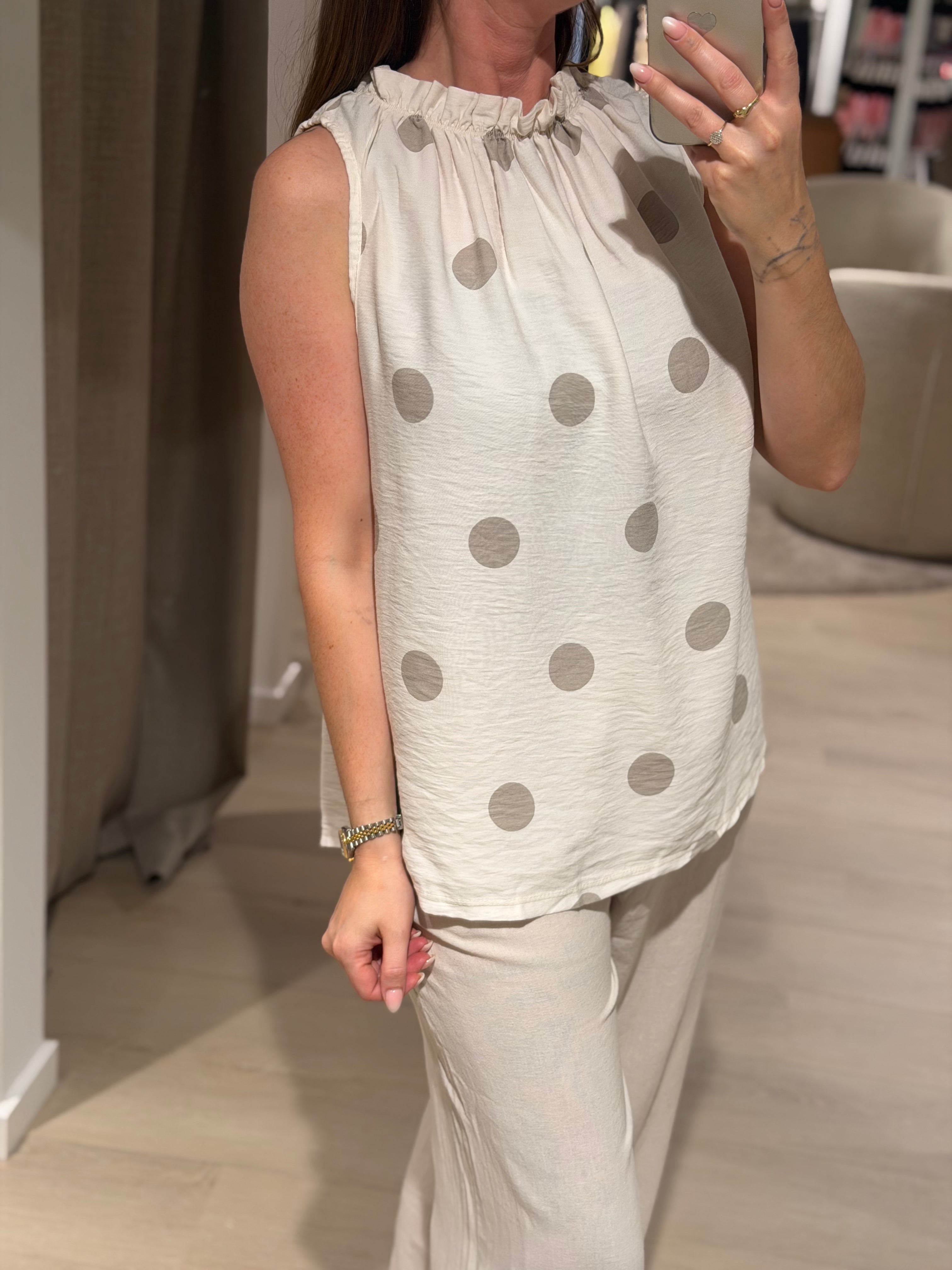 Marta Du Chateau - Lucina - Top - Beige