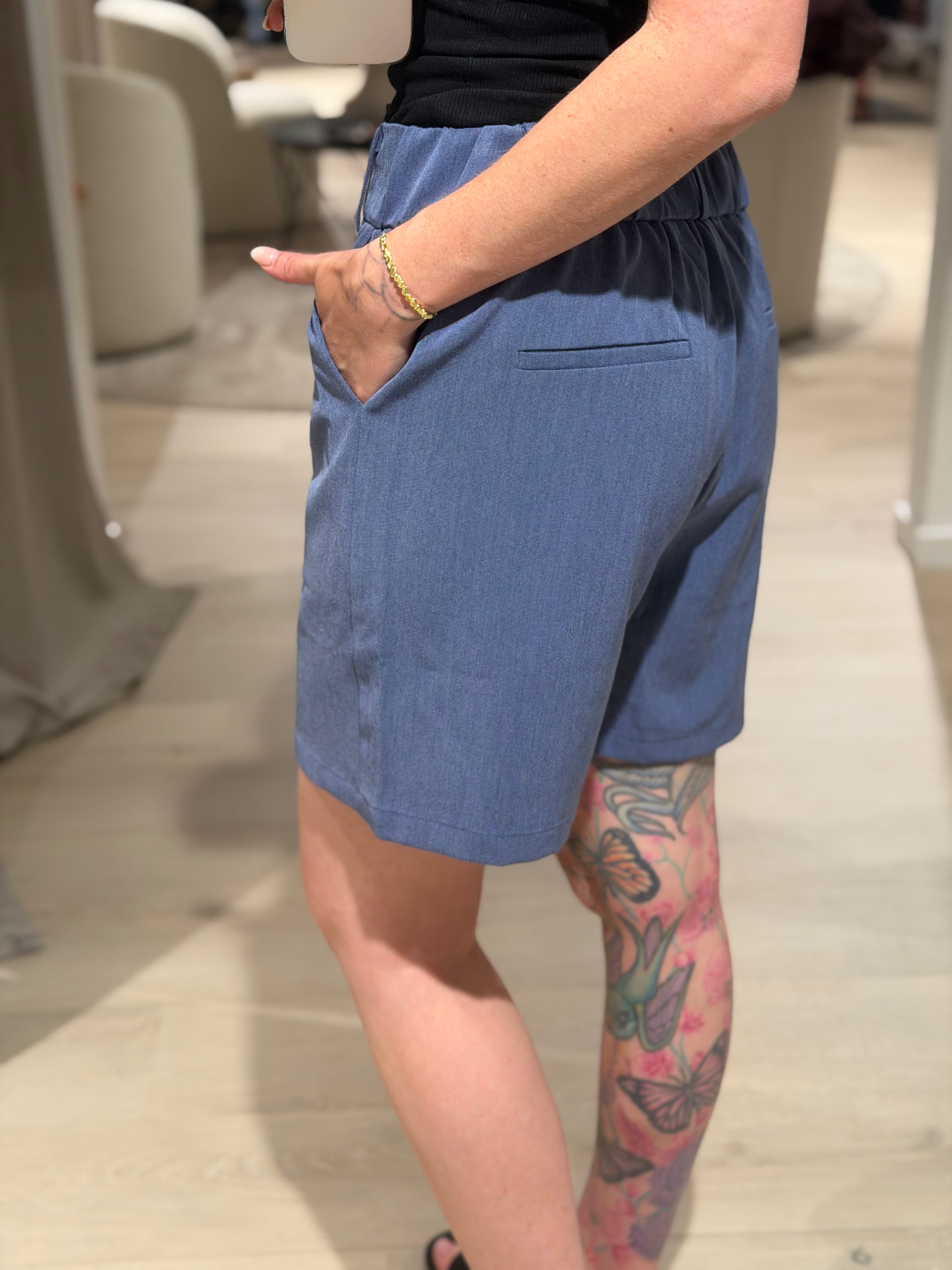 LIBERTÈ - Freddy - Shorts Denim Blå