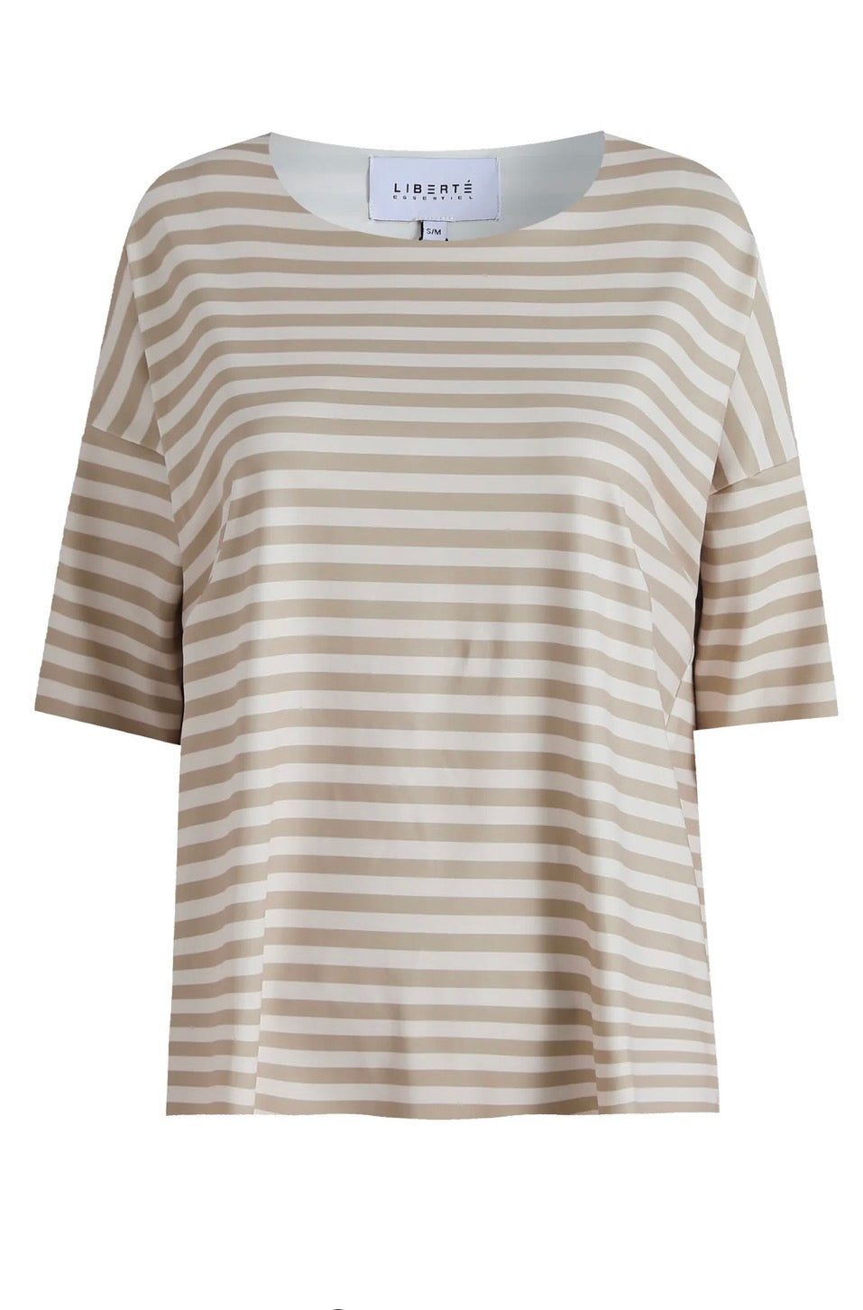 Liberte - Alma Tshirt - Beige strib