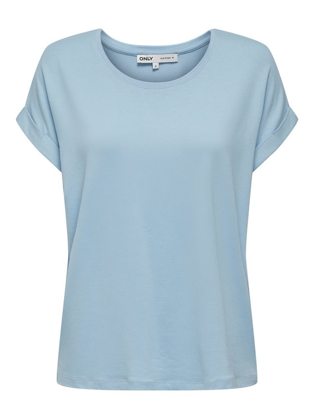 ONLY - Moster - T-shirt Lyseblå