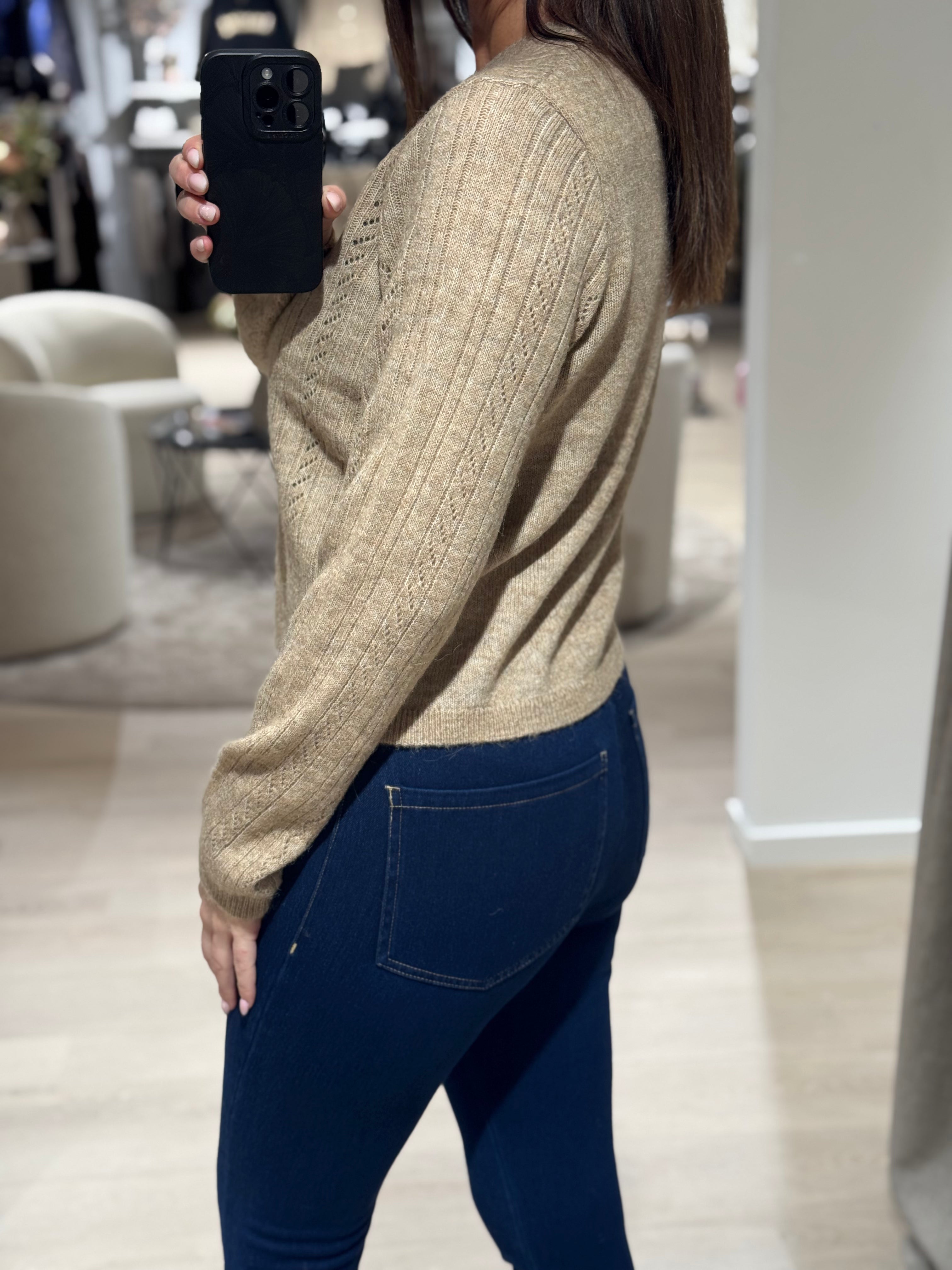 JDY - April - Cardigan Beige