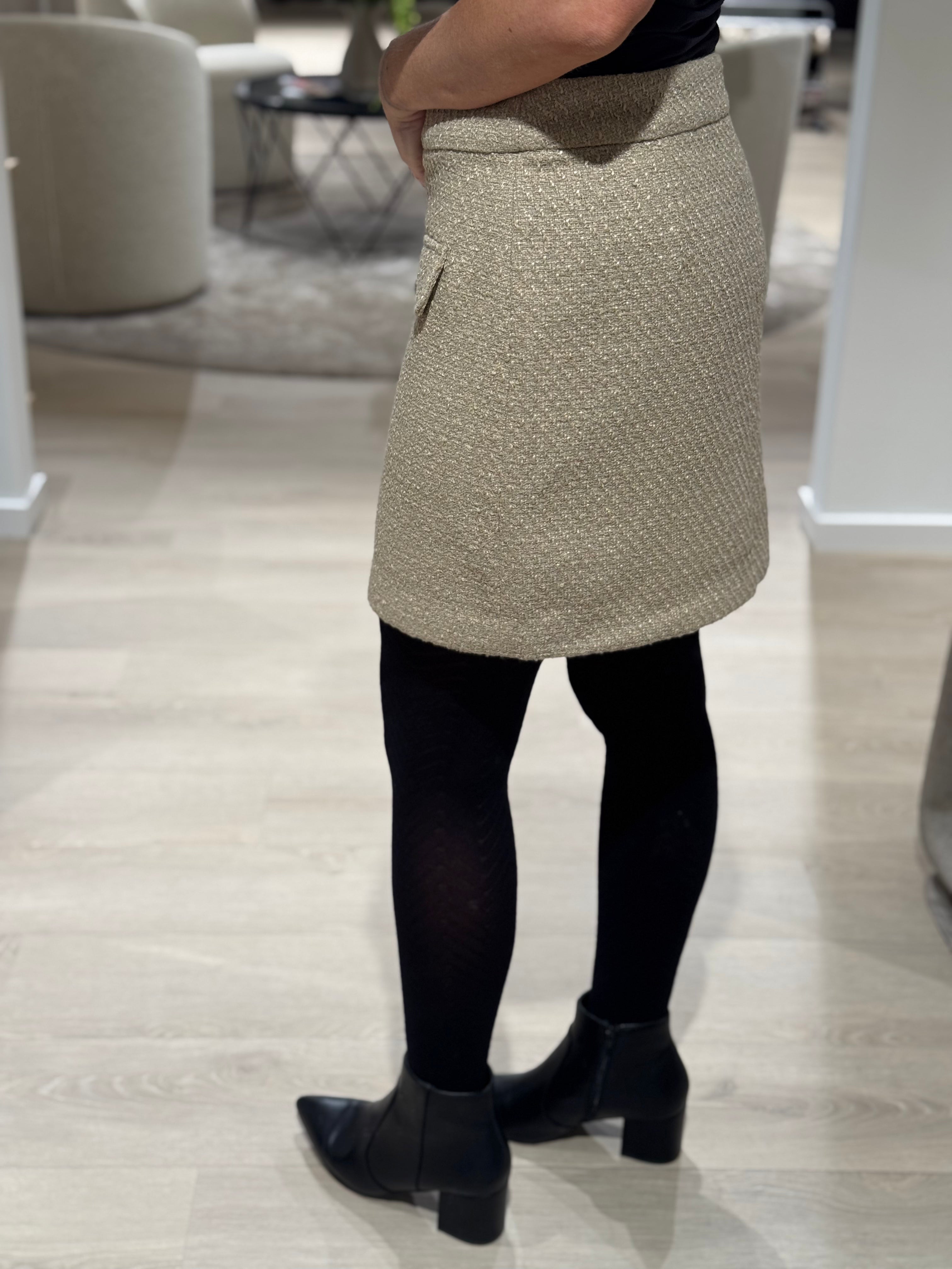 ONLY - Bonn - Nederdel Beige