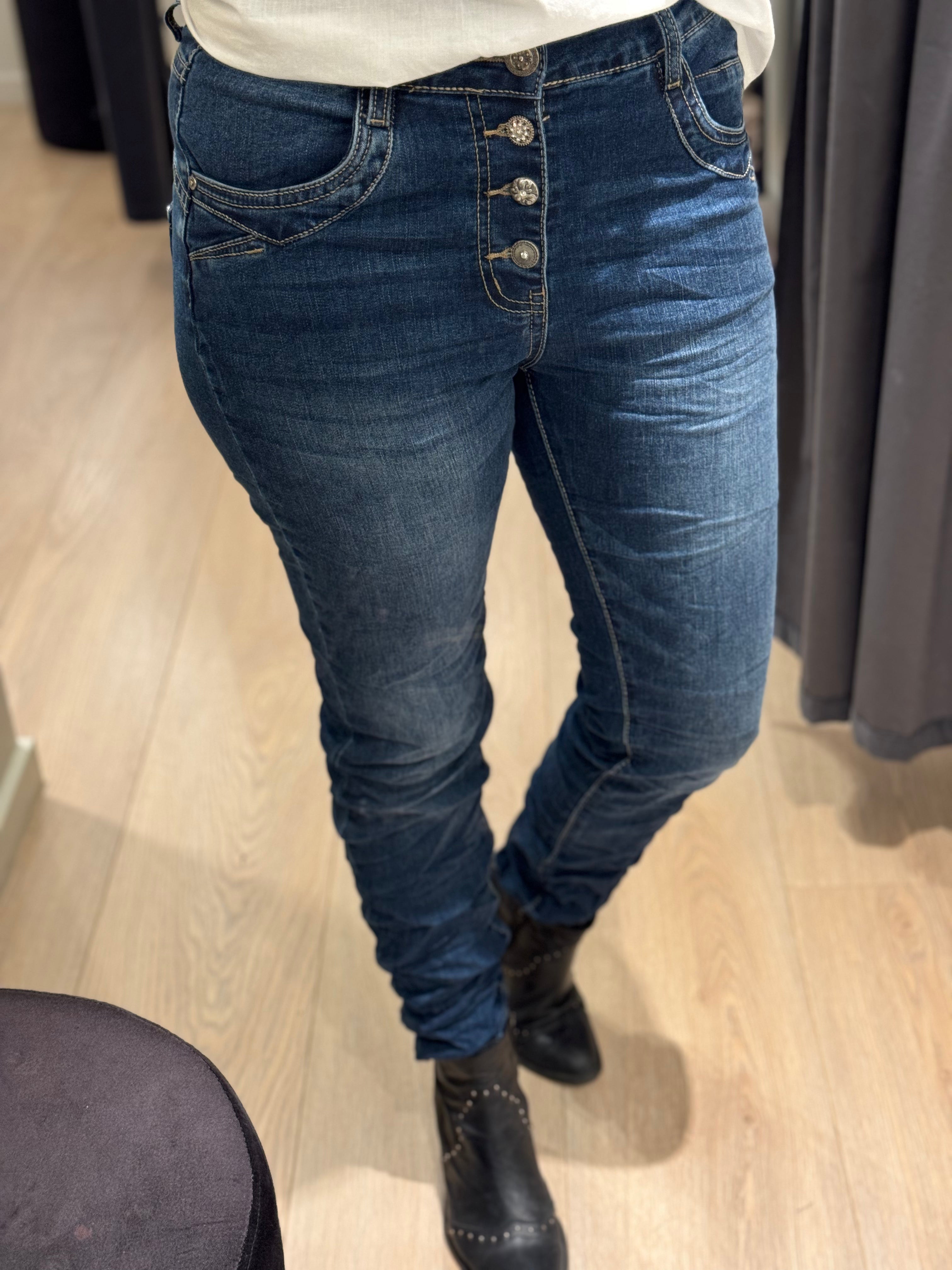 Karostar - Jeans - Mørk Blå Denim